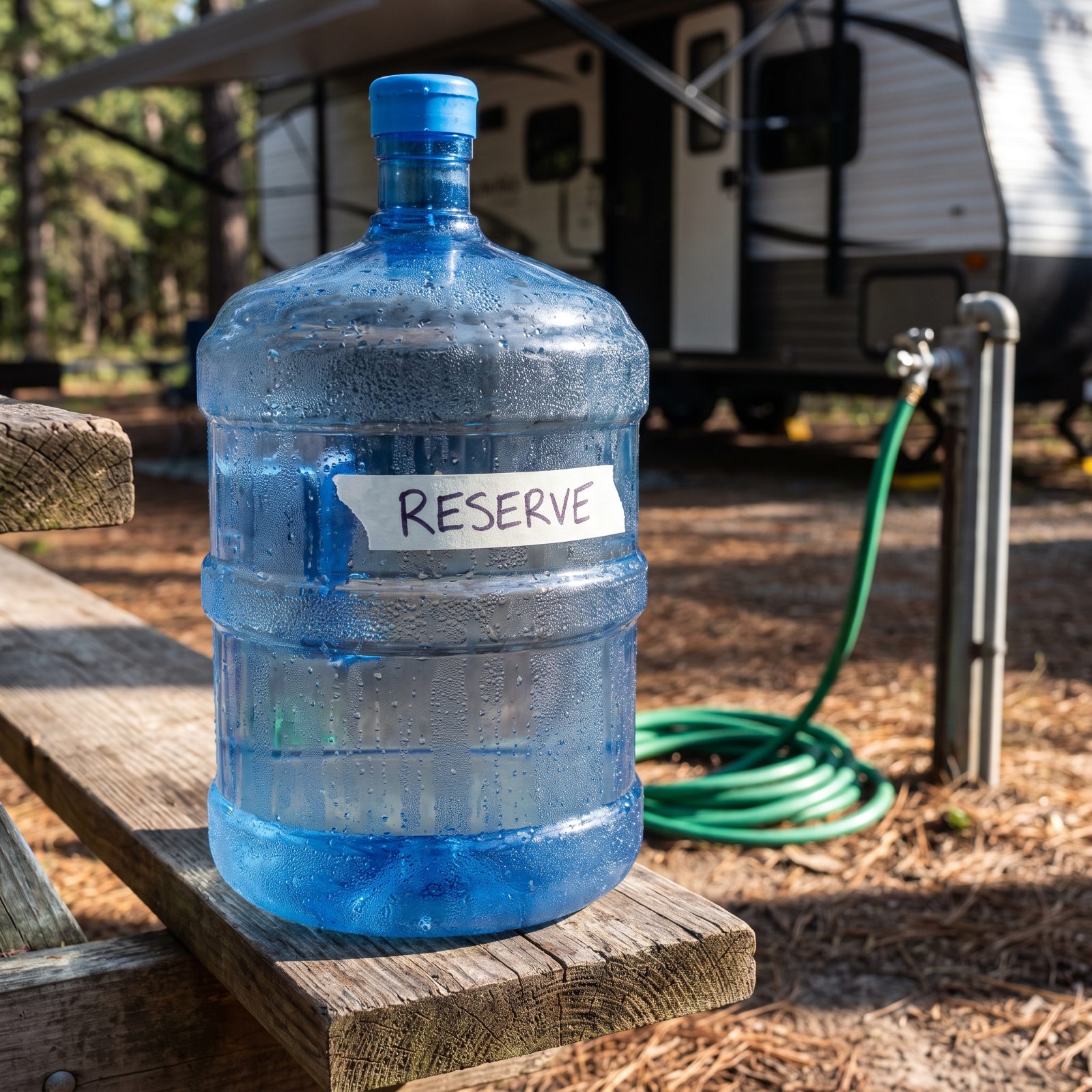 Keep One Labeled Jug of Drinking Water as an Untouched Reserve