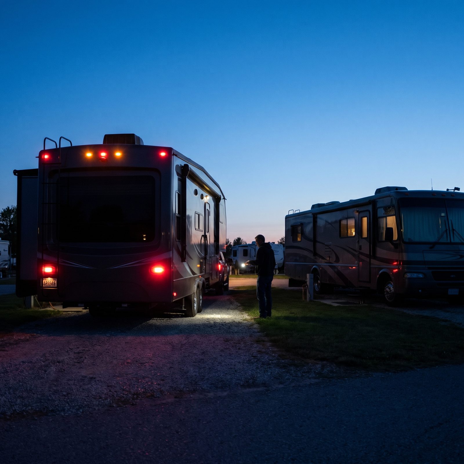 Keep Your Headlights Off a Neighbor's Rig at Night