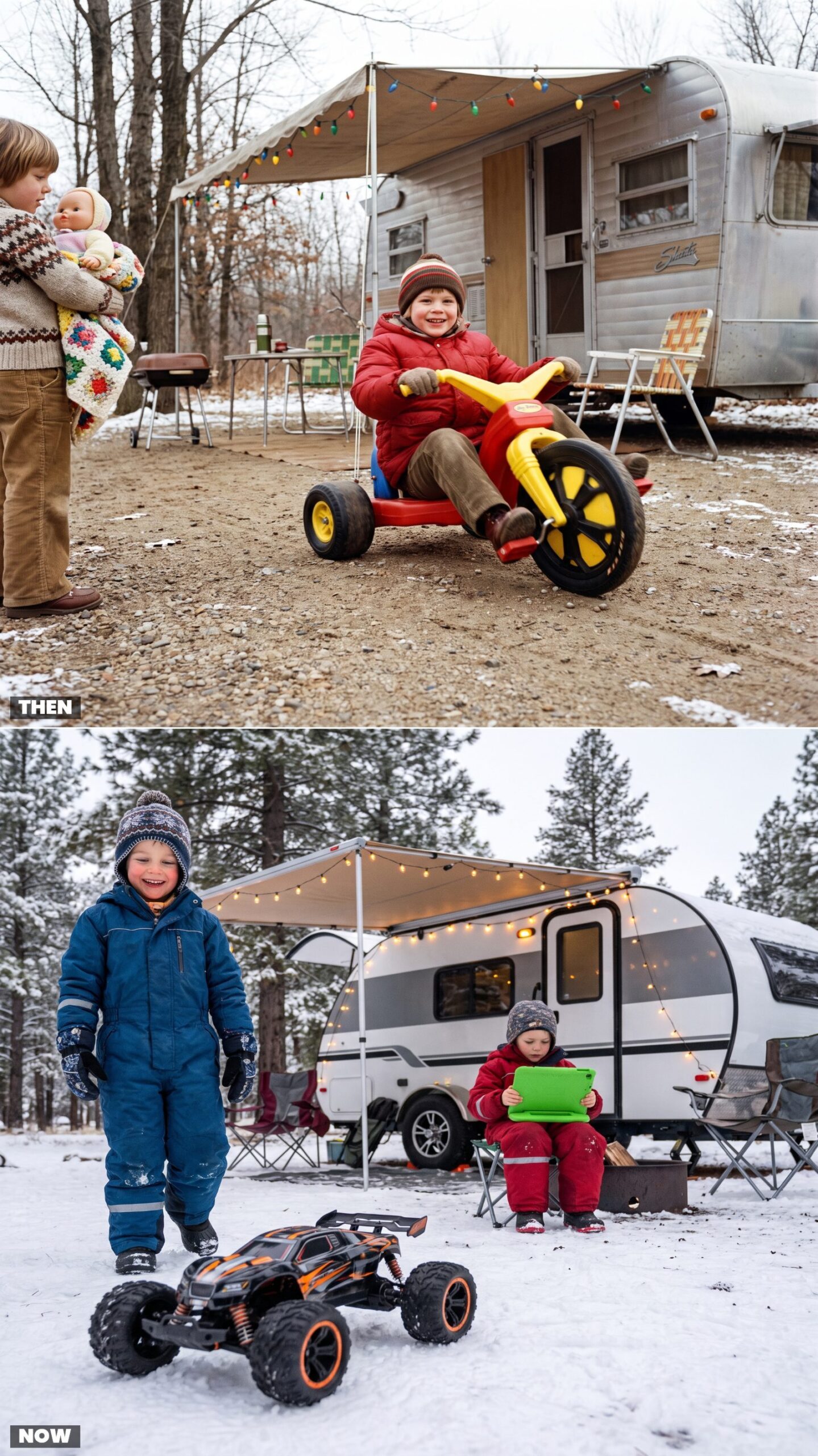 Kids' Toys: Big Wheels and Baby Dolls vs. Tablets and App Toys