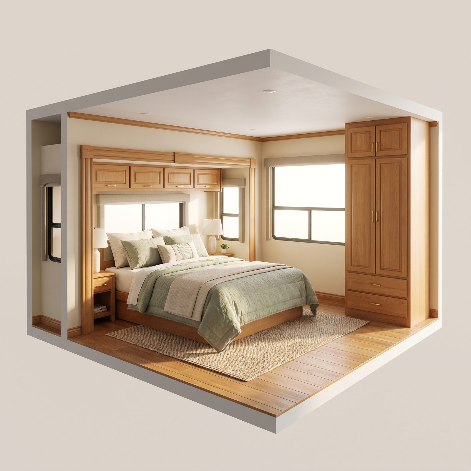 The King-Bed Slide Layout With Full Walkaround Clearance