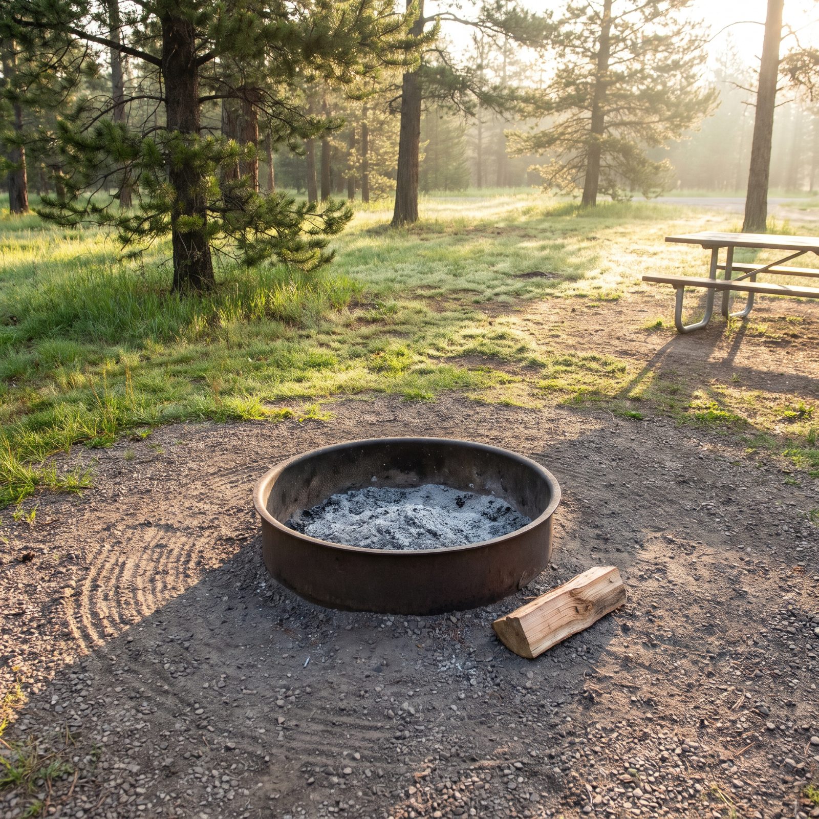 Leave the Fire Ring Ready for the Next Camper