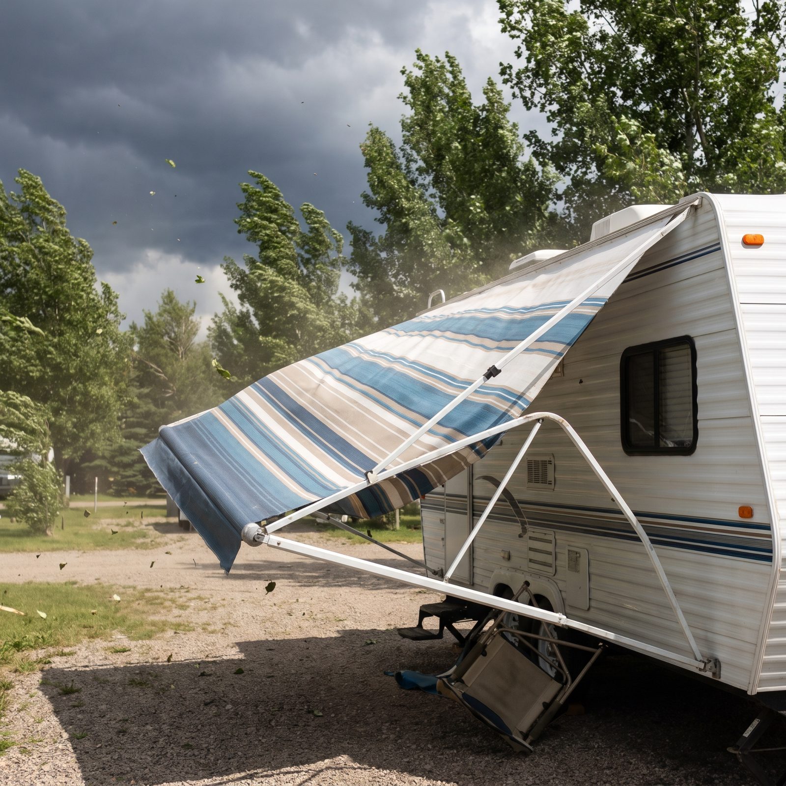 Leaving the Awning Out When the Wind Comes Up