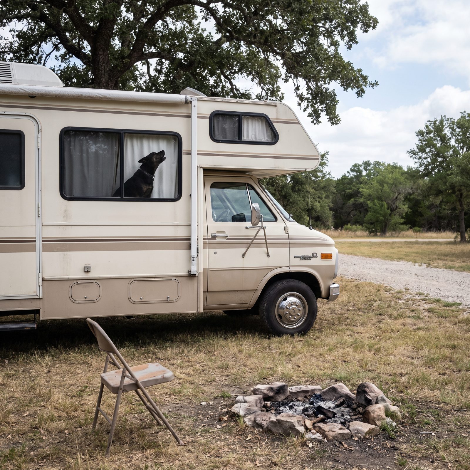 Leaving a Barking Dog Alone Inside the RV