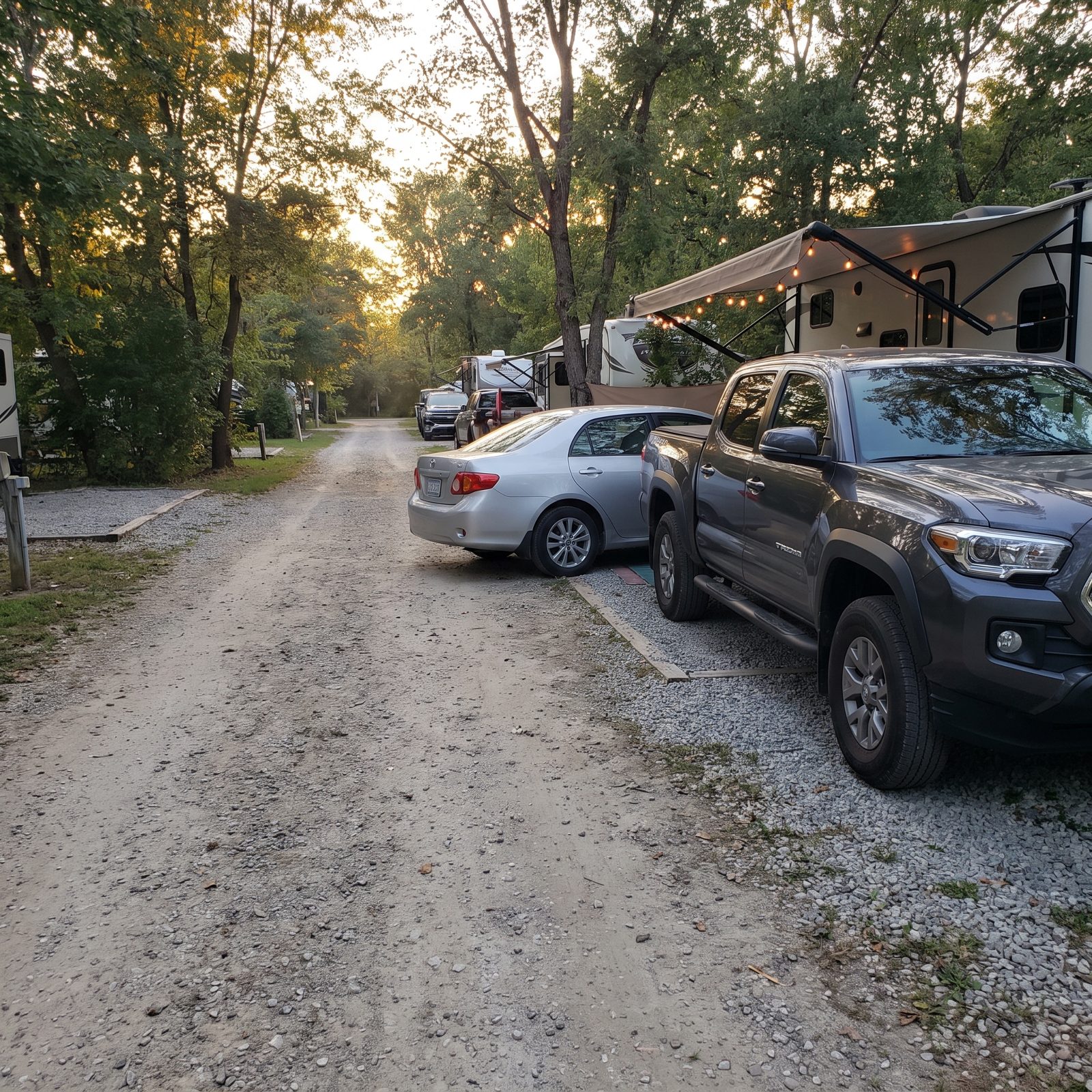Leaving the Second Vehicle Half in the Road