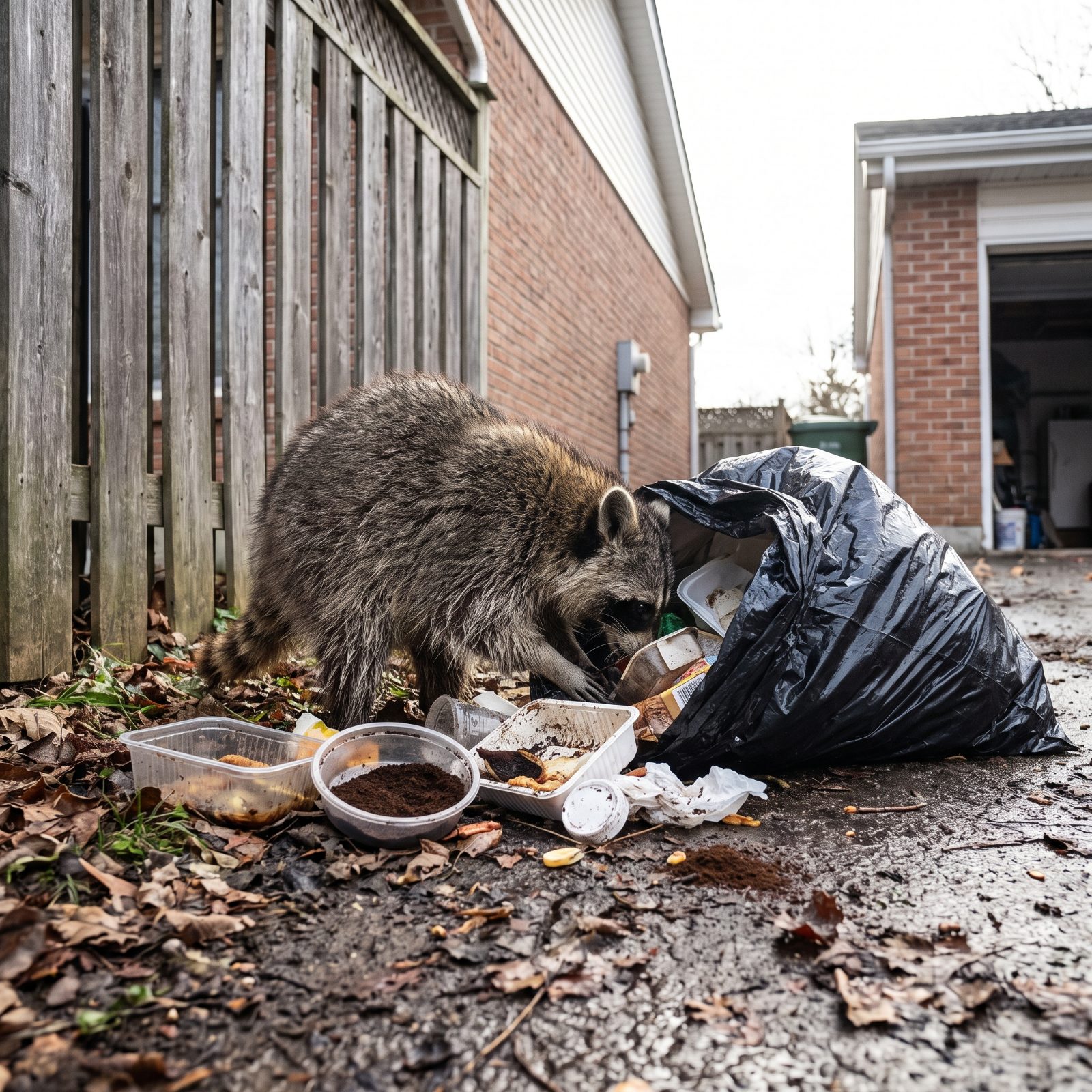Leaving Trash Bags Outside Overnight