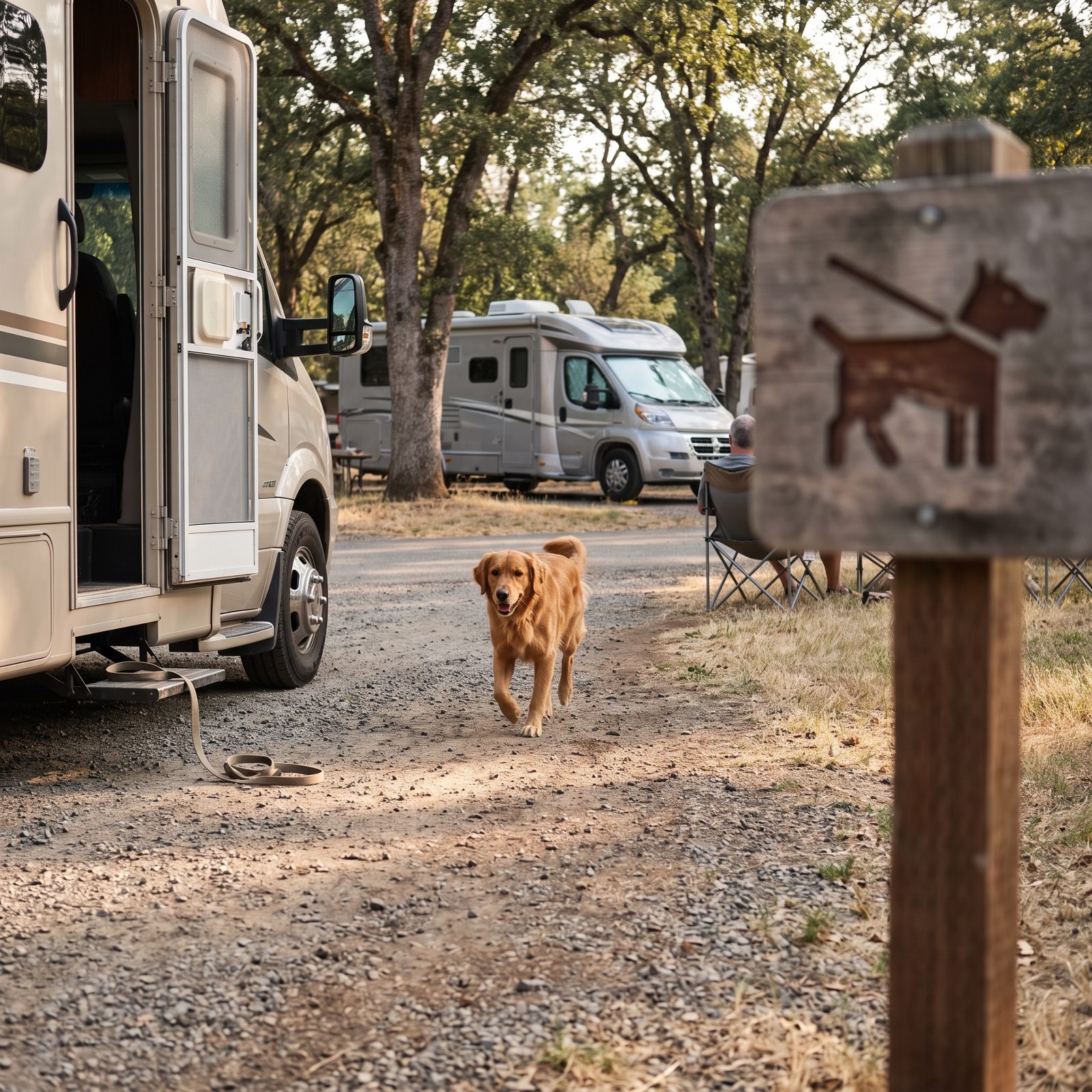 Letting the Dog Run Off Leash the Second You Park