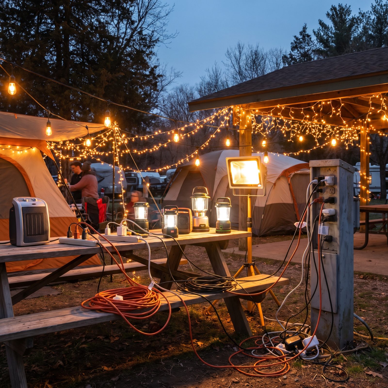 Lighting Up the Site Like a Used Car Lot