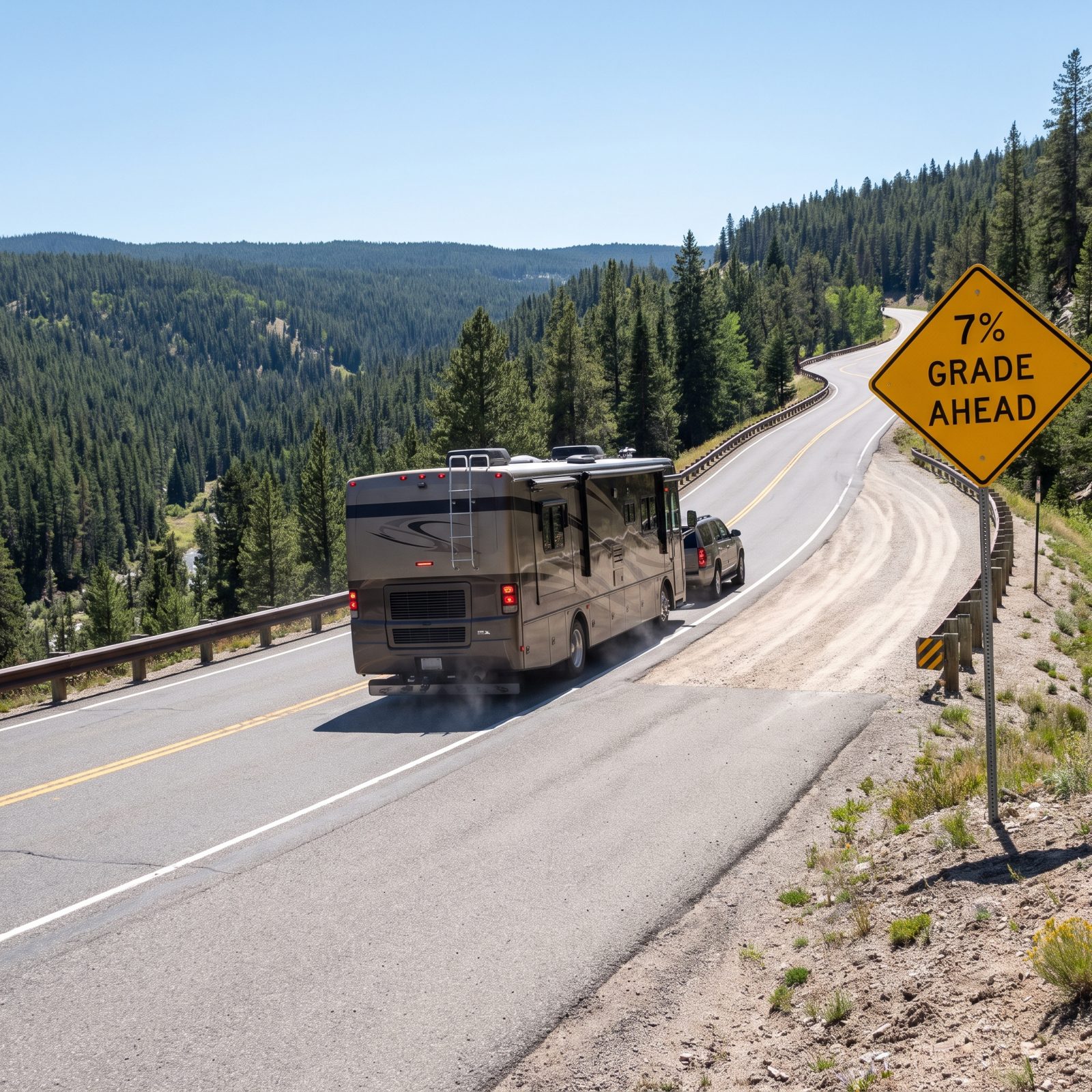 Long Mountain Descents That Cook Your Brakes Before You Reach the Bottom