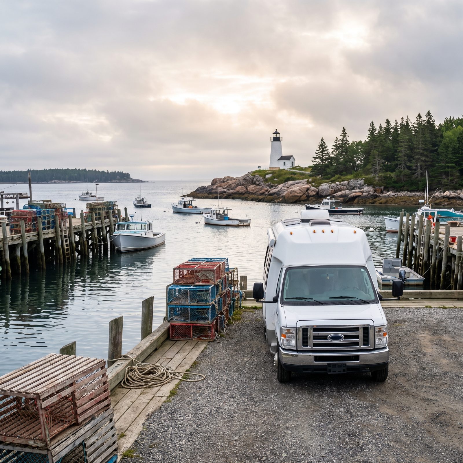 Maine Coastal Route 1: Lobster Harbors, Lighthouses and Rocky Shores