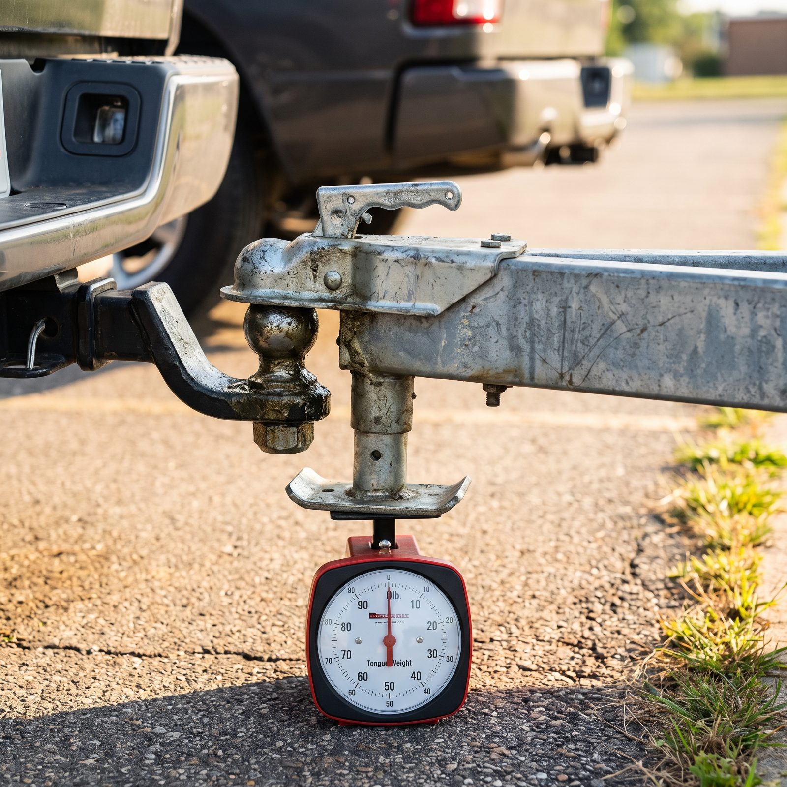Measure Loaded Hitch or Pin Weight