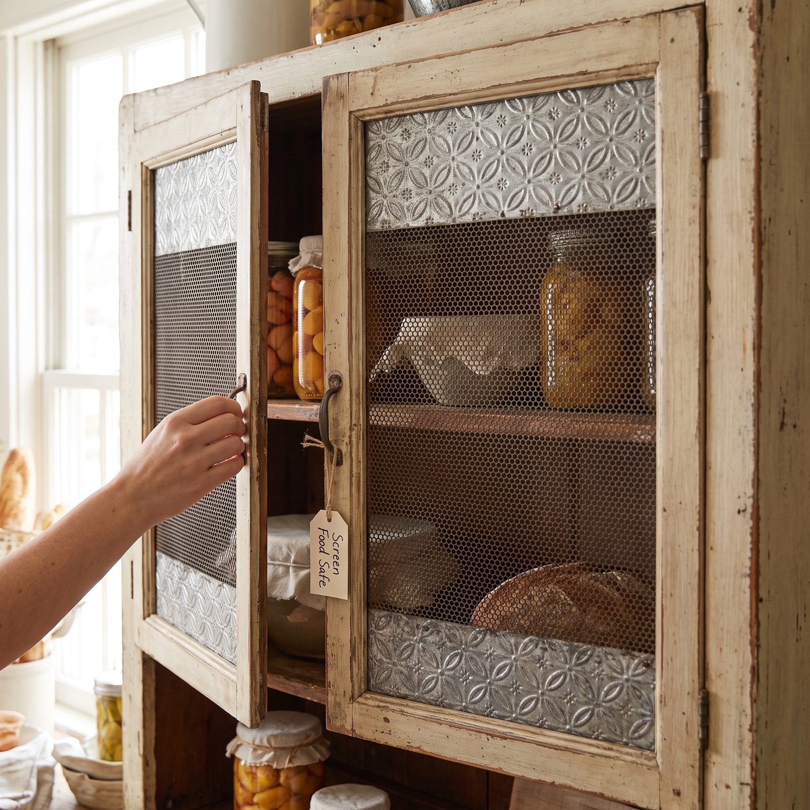 A Metal Screen Food Safe