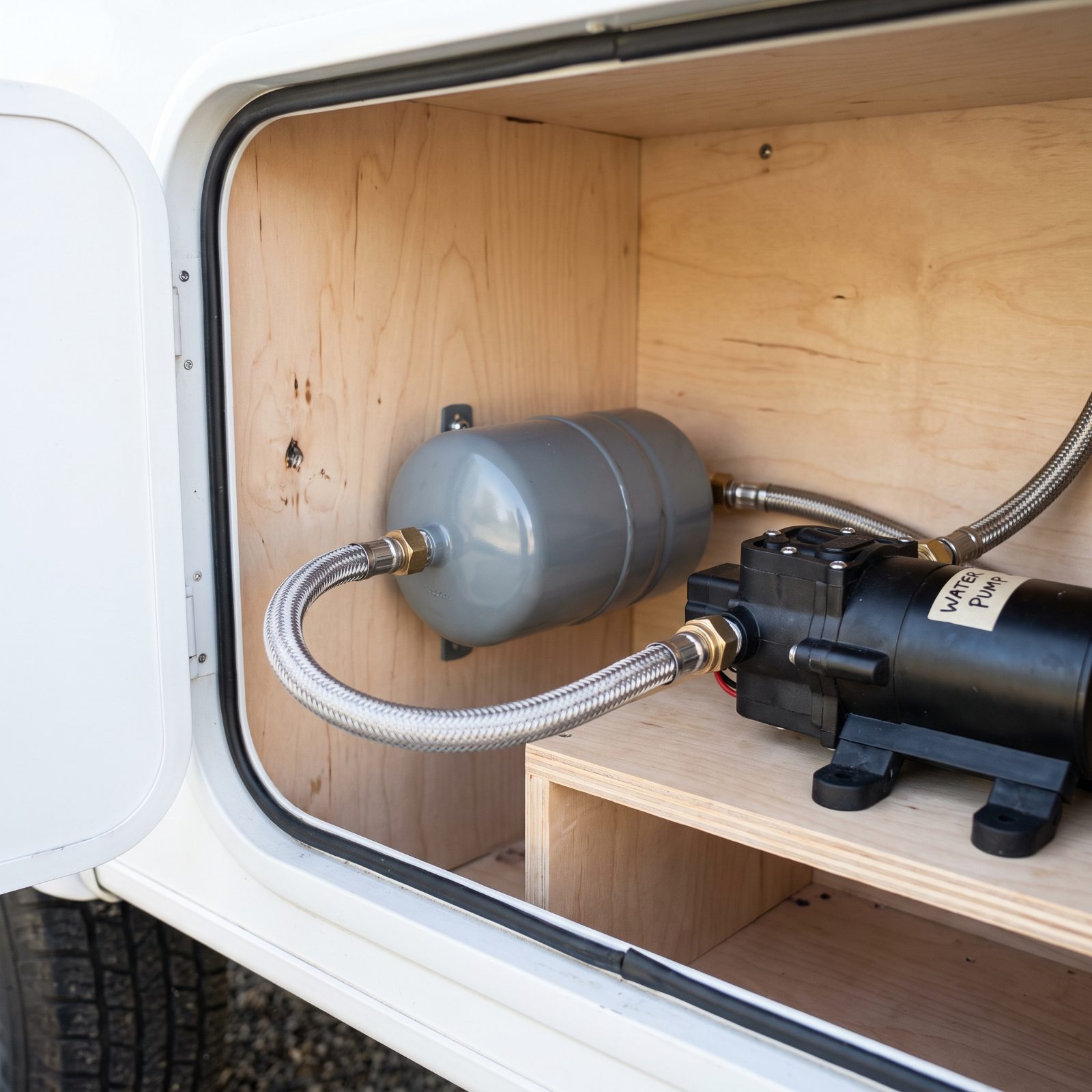 A Mini Accumulator Tank That Smooths Water-Pump Cycling