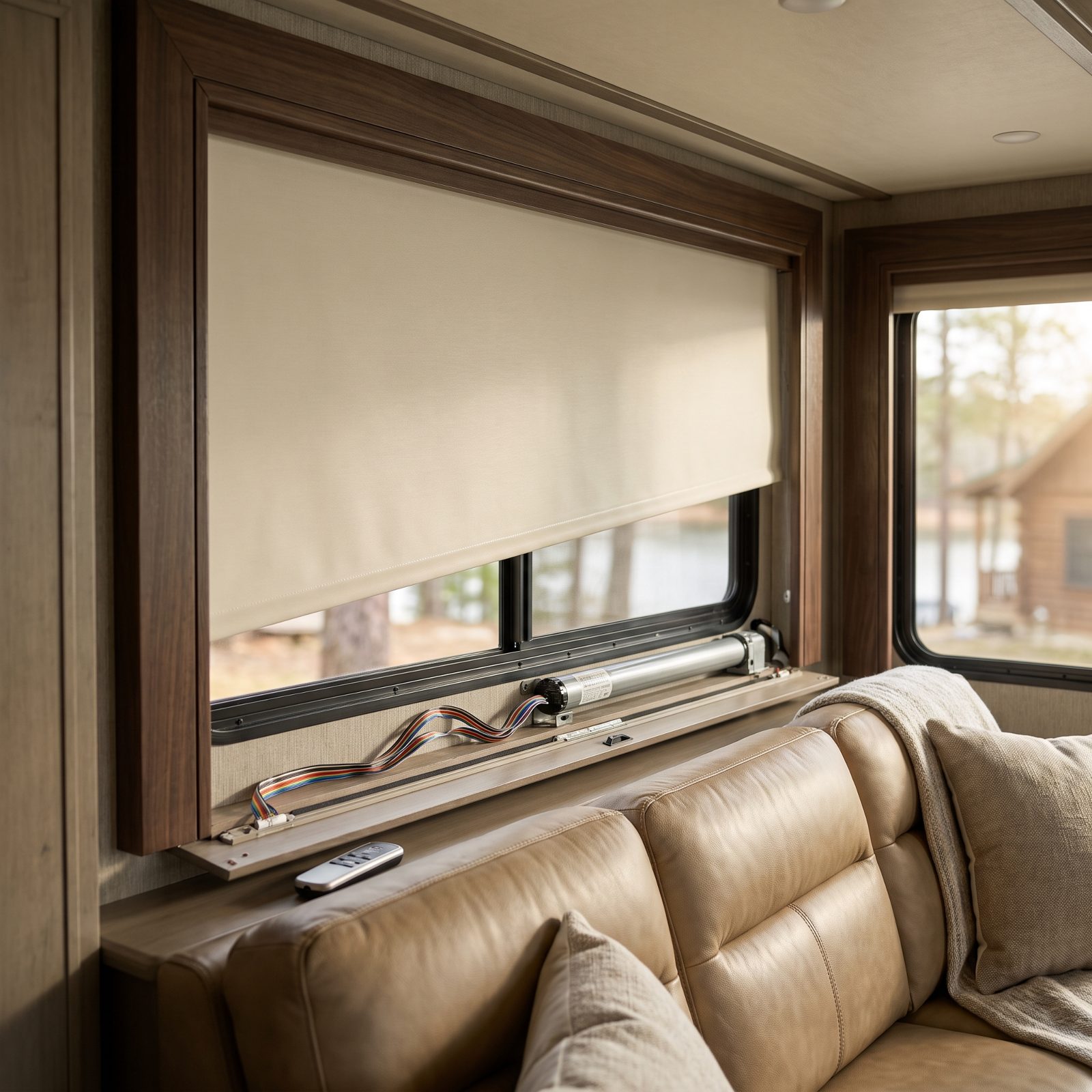 Motorized Window Shades That Turn a 10-Minute Fix Into a Wiring Job