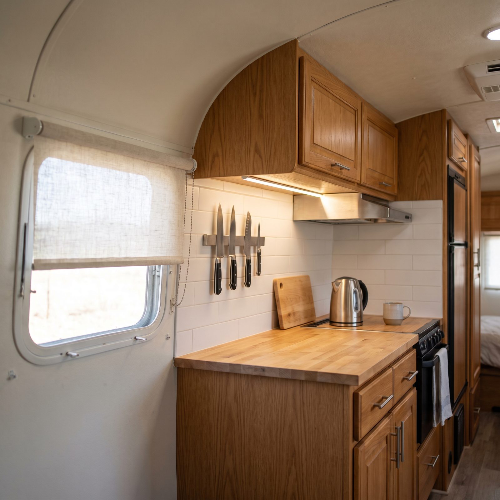 Mount a Magnetic Knife Strip and Reclaim the Galley Worktop