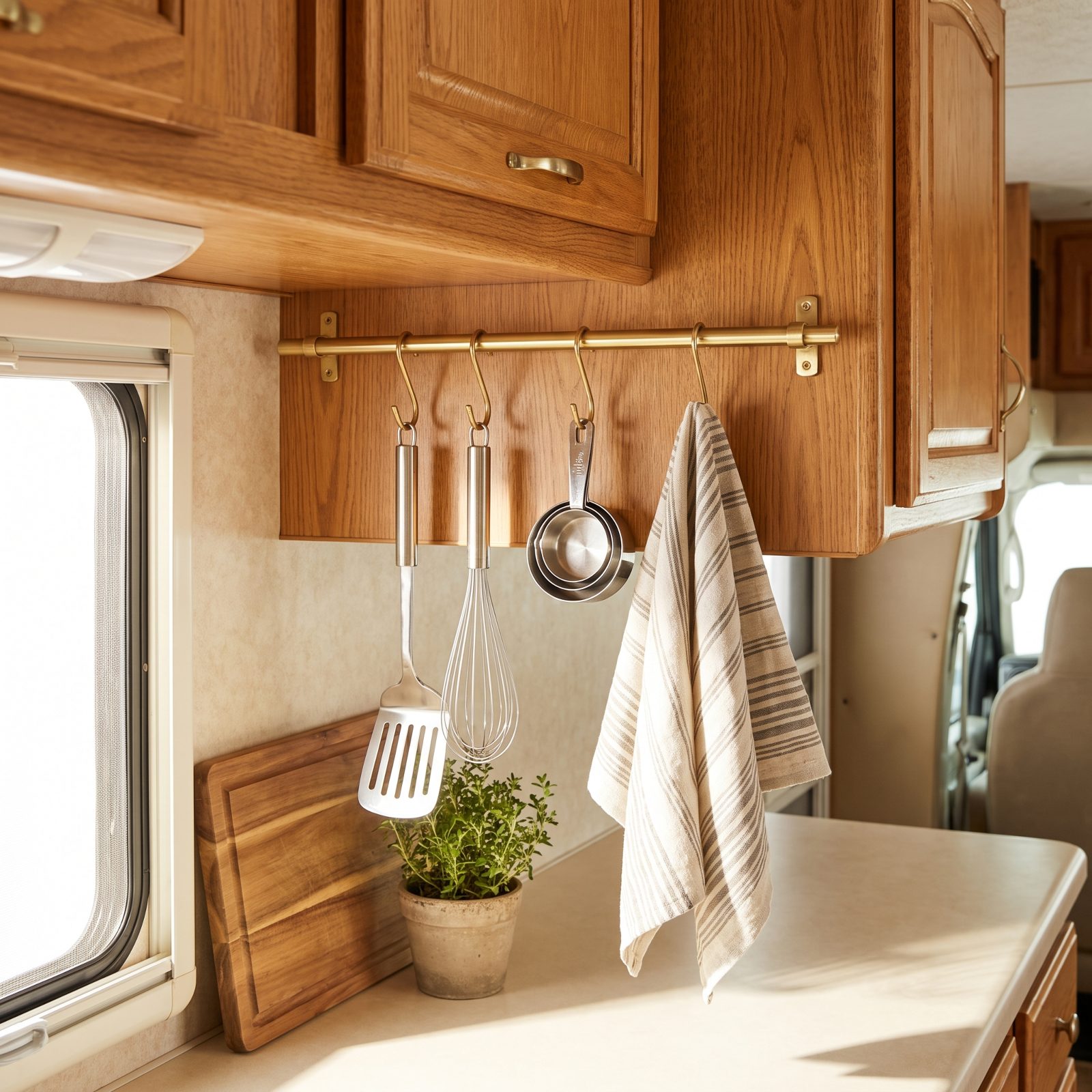 Mount a Rail-and-Hook System for Everyday Utensils
