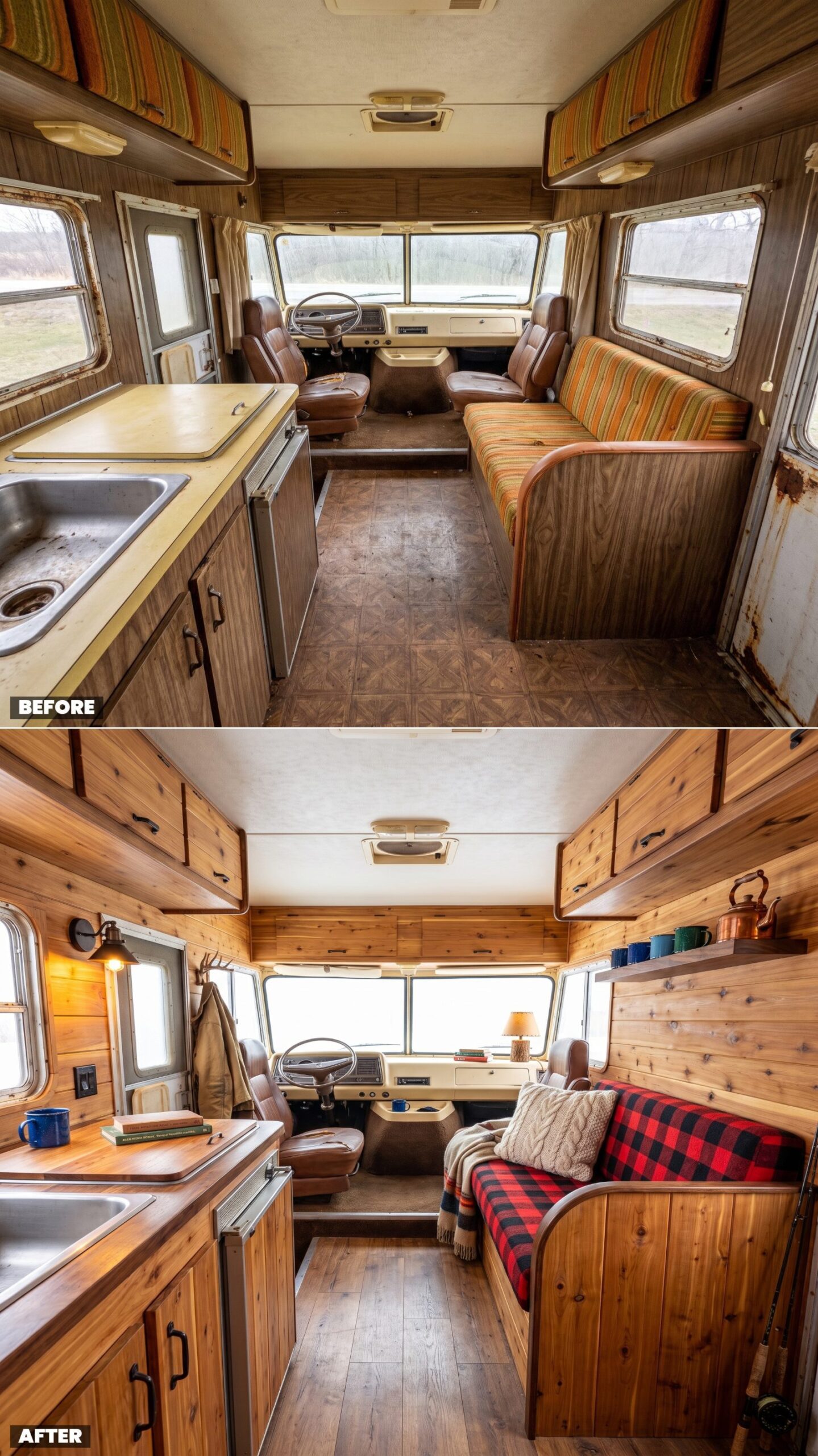 Mountain Lodge Warmth in Plaid and Blackened Steel