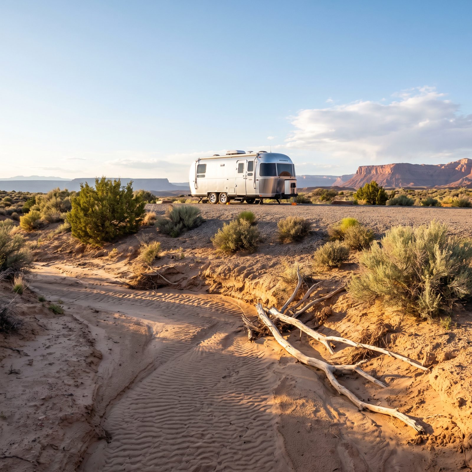 Never Camp in a Dry Wash, Flash-Flood Channel, or Low Basin