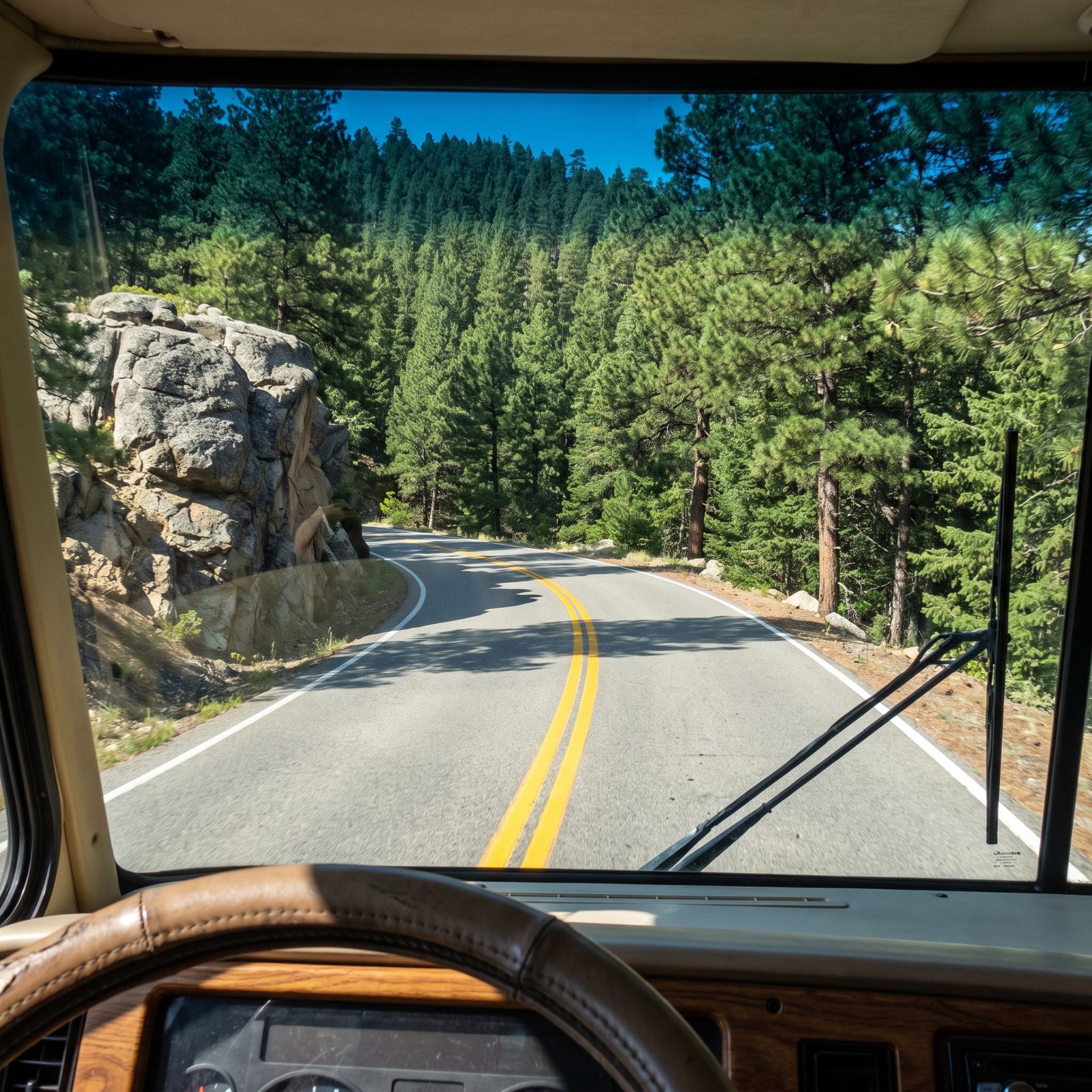 Never Cross the Centerline on a Blind Mountain Bend