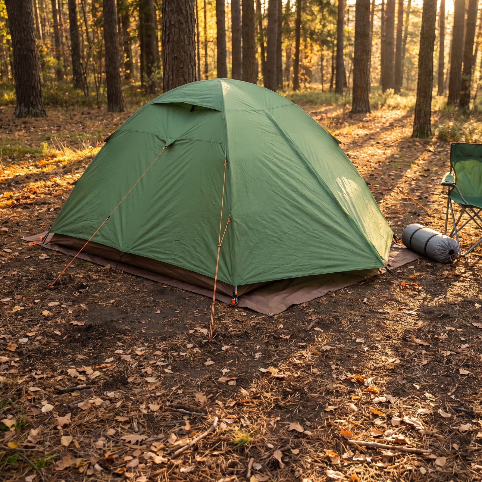 Never Dig Drainage Trenches Around a Tent