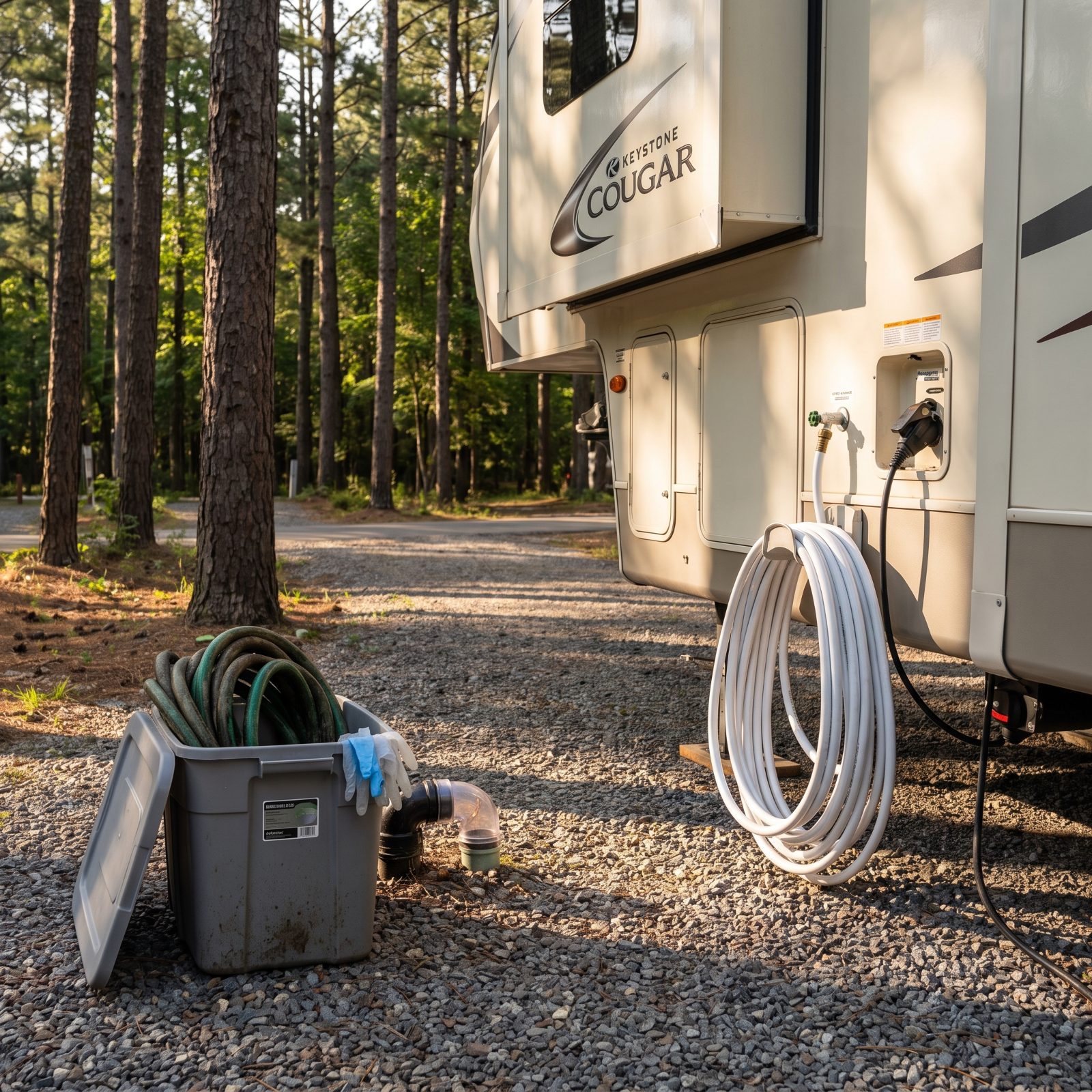 Never Let the Sewer-Rinse Hose Touch a Fresh-Water Spot