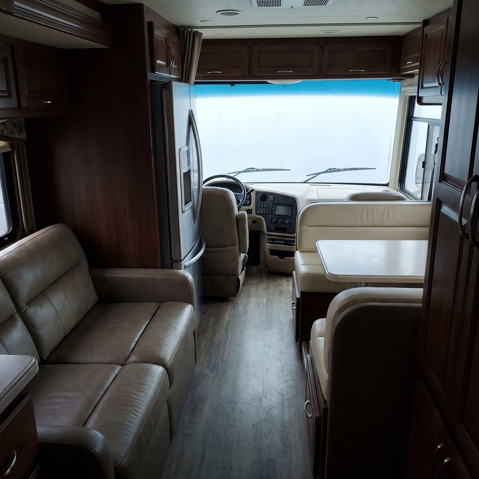 Opposing Living-Room Slides That Wall You Out of Your Own RV at a Rest Stop