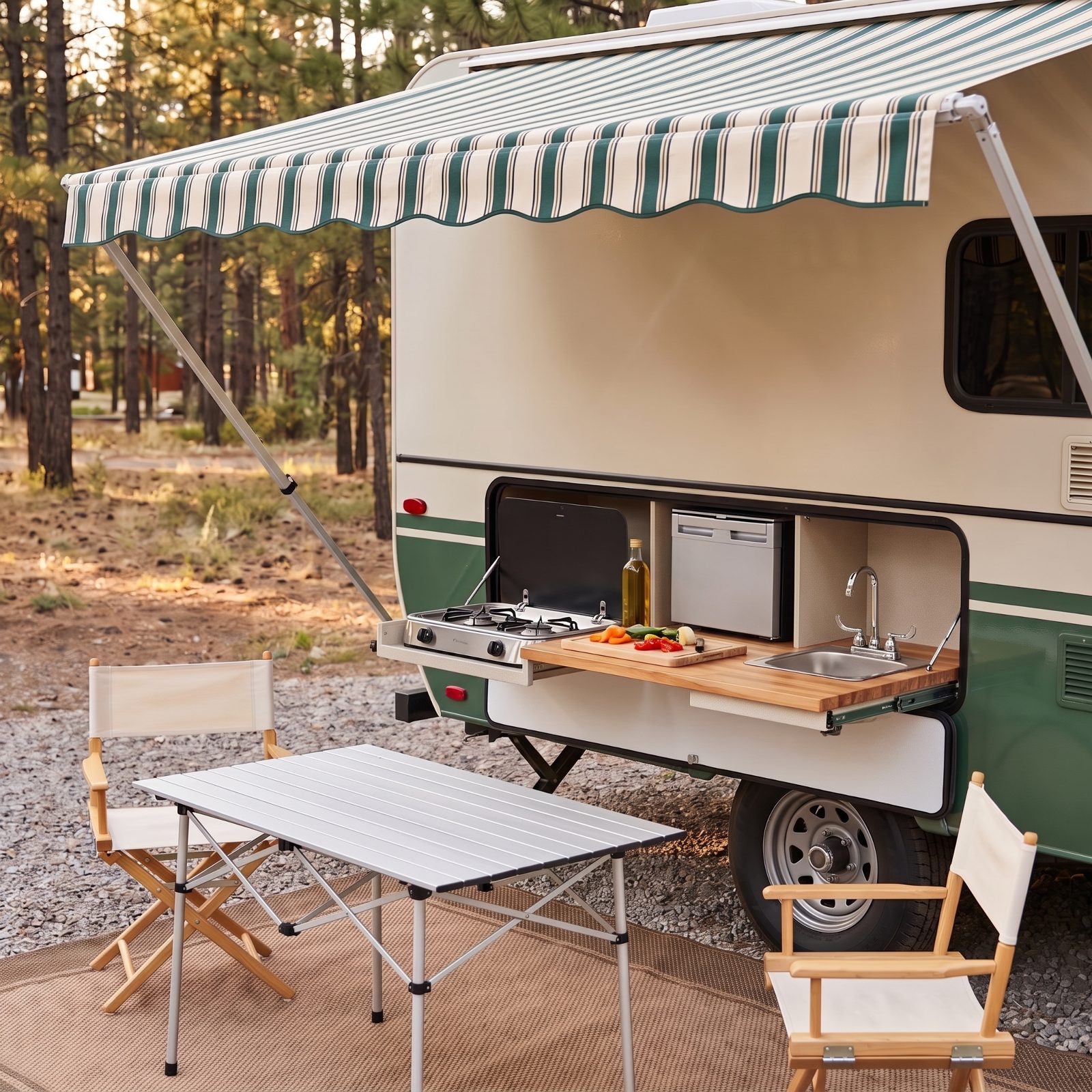 An Outdoor Kitchen Where the Cooking Smells Belong