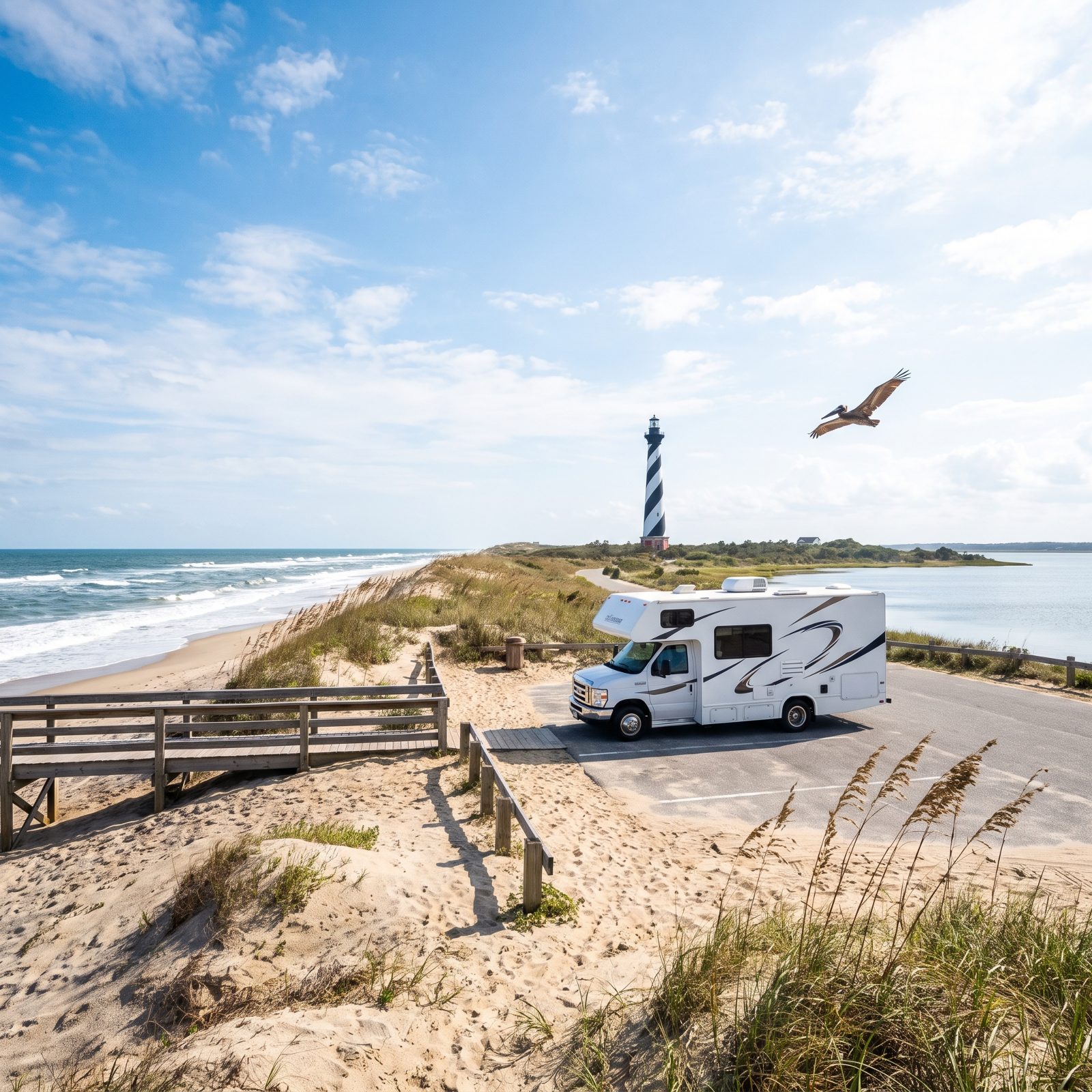 Outer Banks Scenic Byway: Lighthouses, Barrier Islands and Ferry Hops