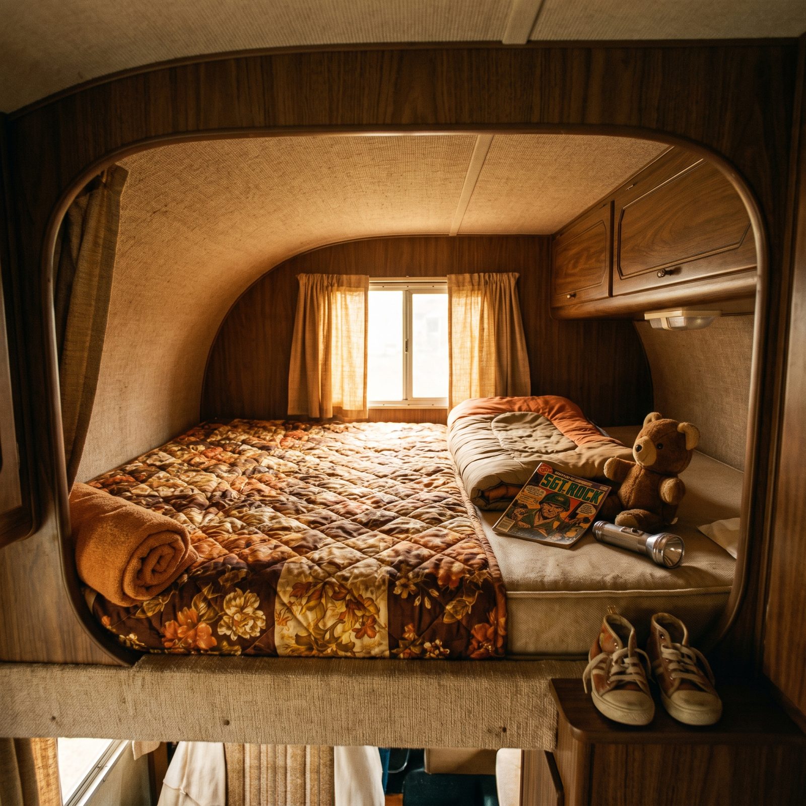 The Overhead Bunk Claimed Before Departure