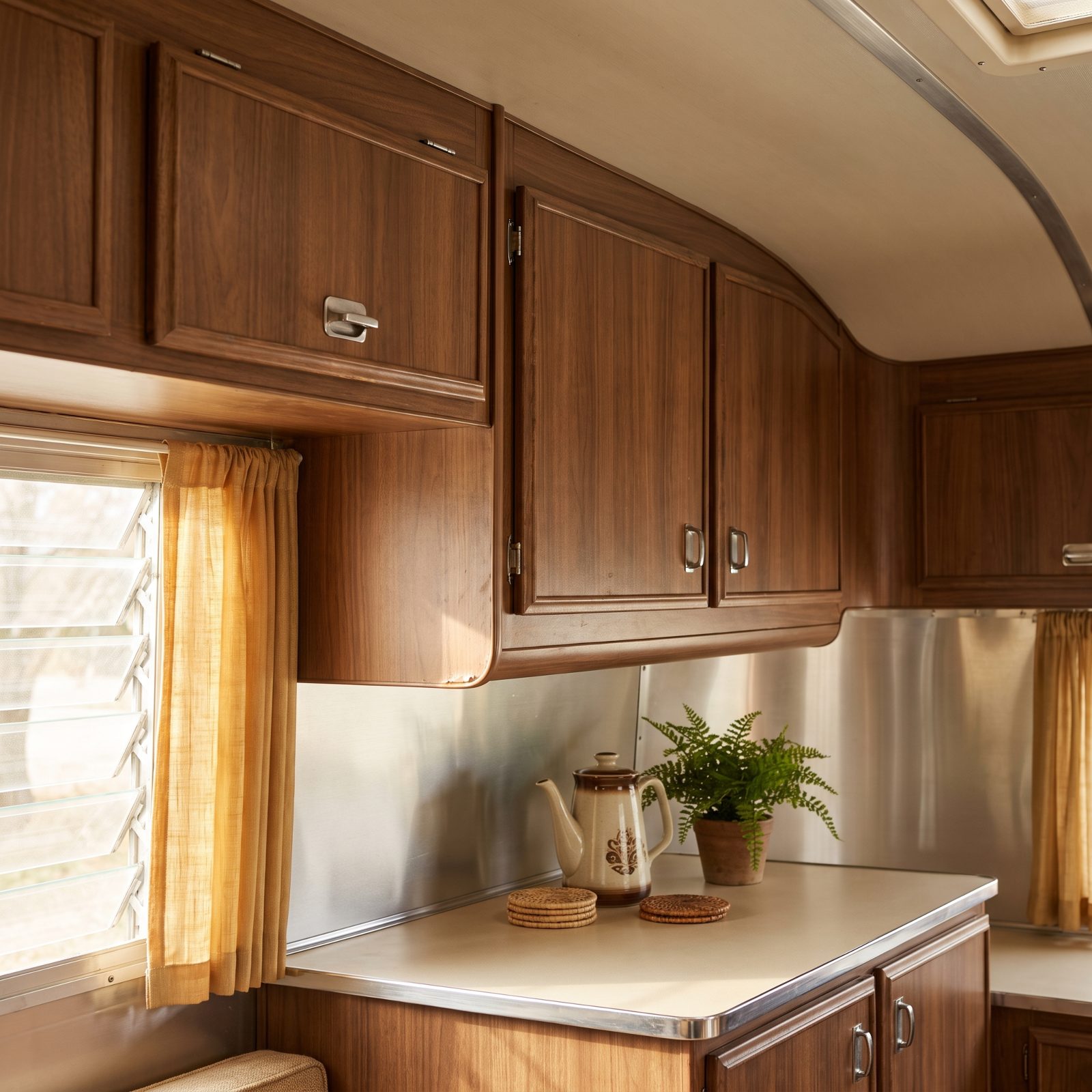 Overhead Cabinets That Used the Full Wall Height