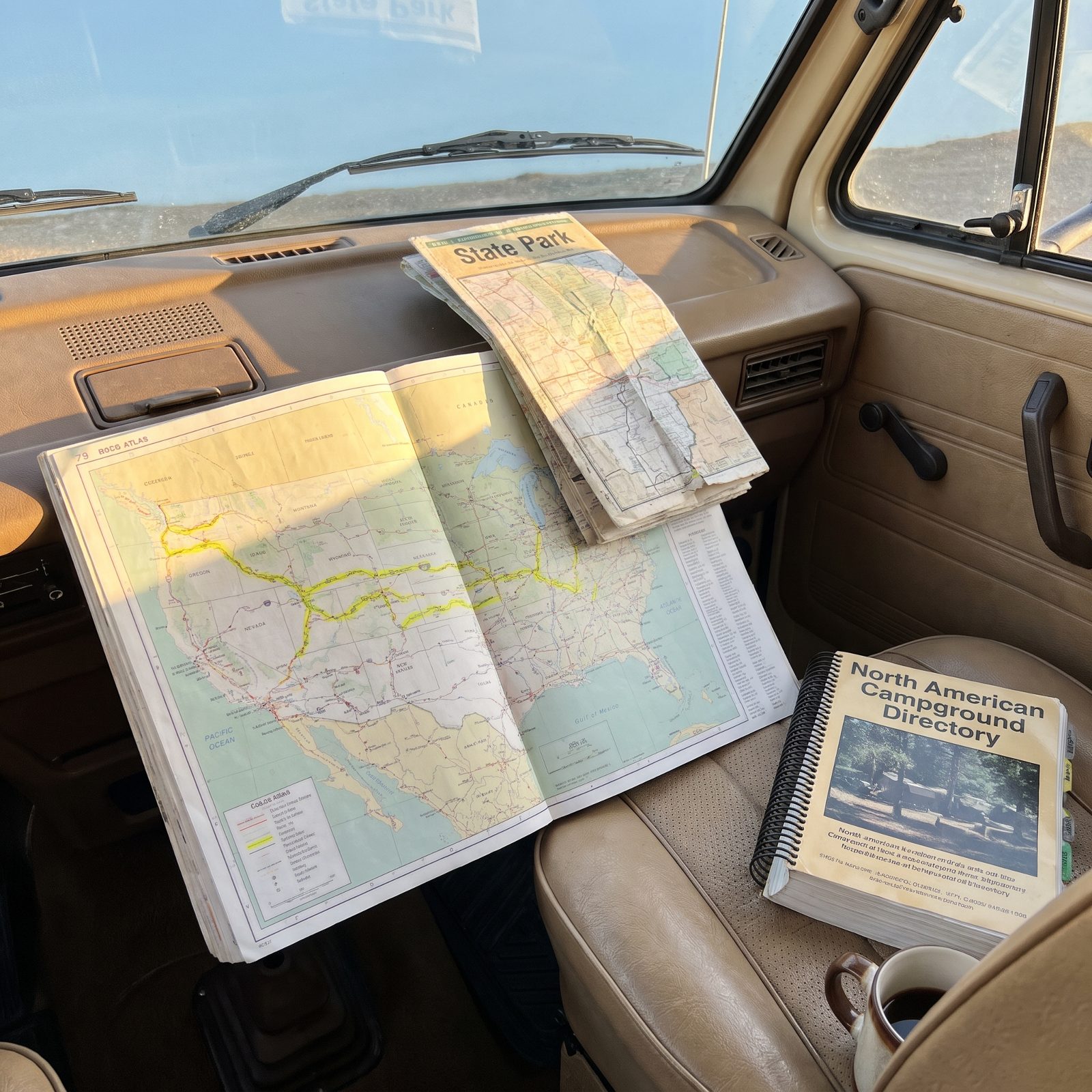 Paper Maps and a Campground Directory for When the Signal Vanishes