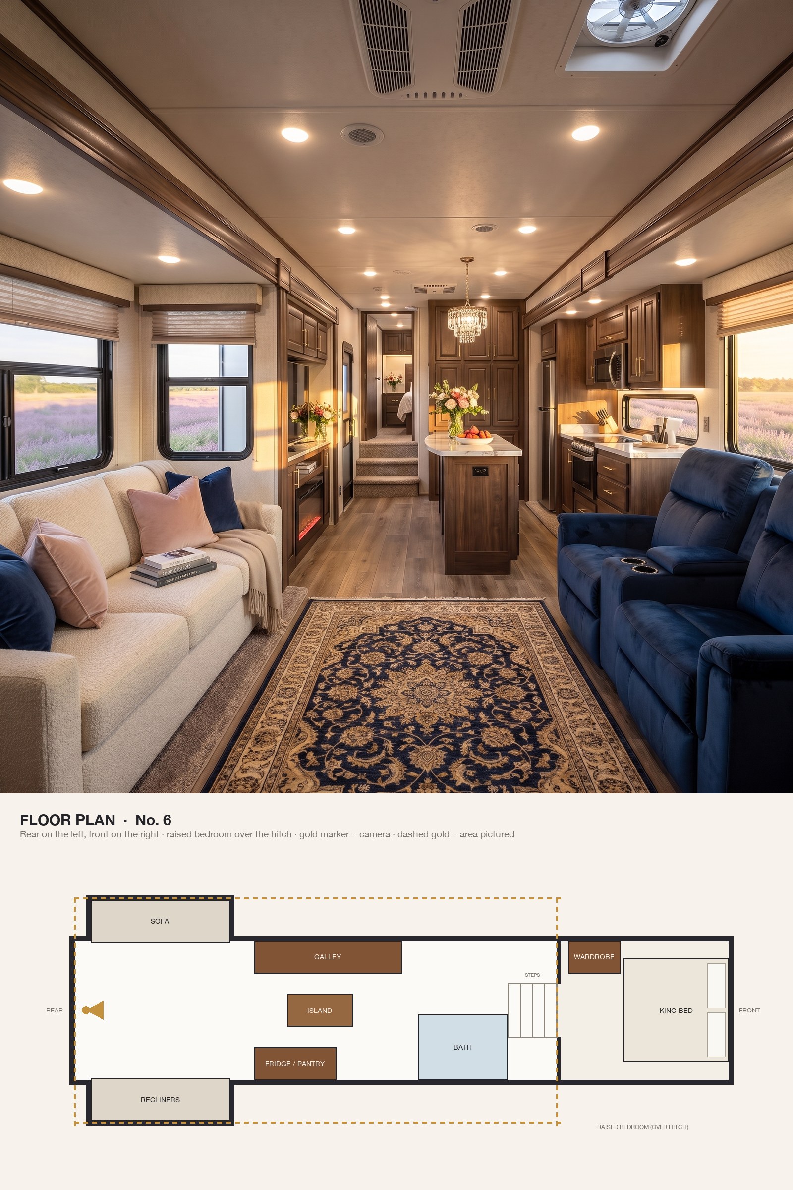 Parisian Blush and Navy Down the Length of the Coach