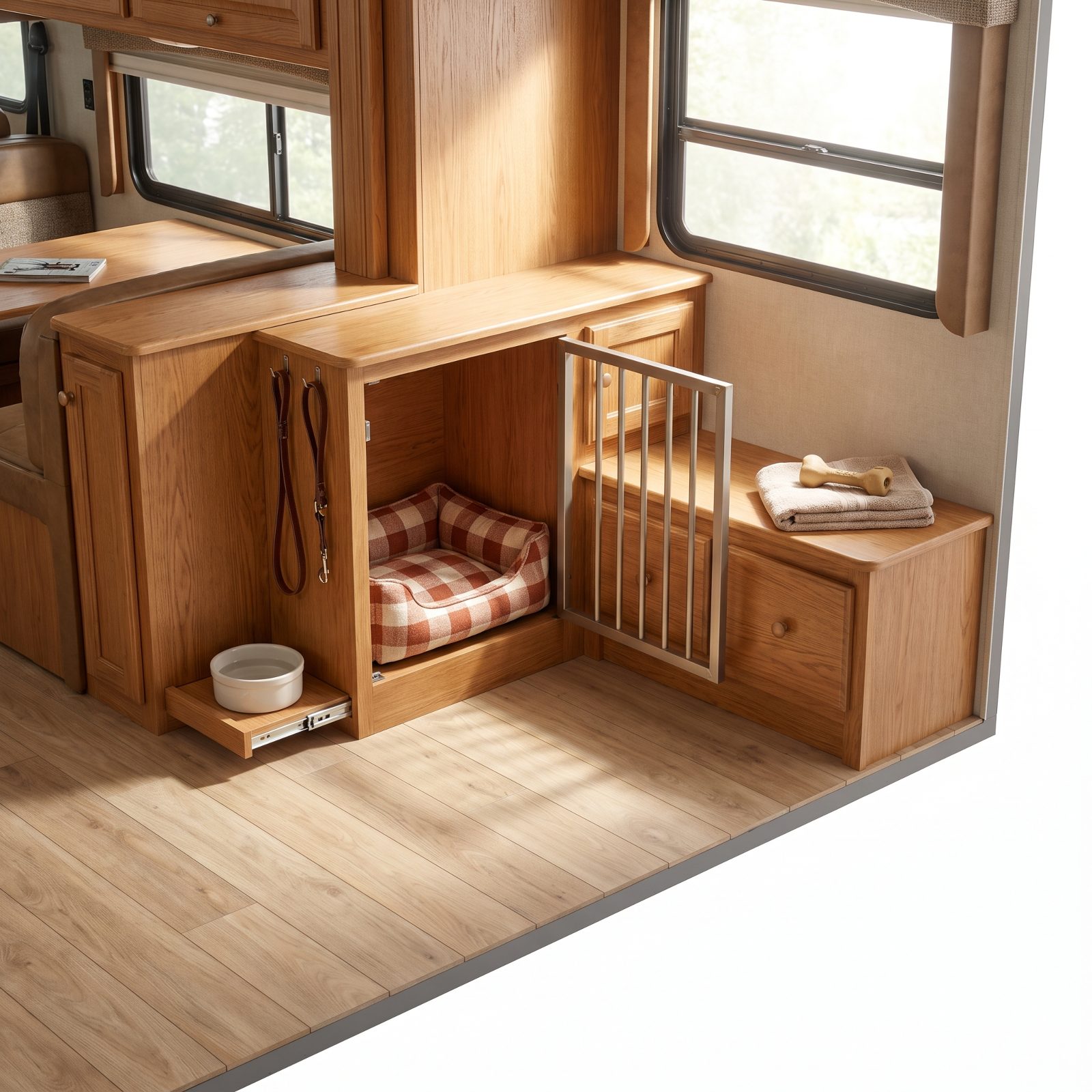 The Pet-Friendly Layout With a Built-In Kennel Nook