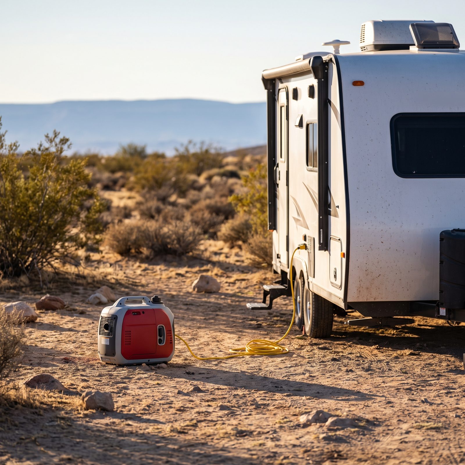 Place the Generator Where Exhaust Cannot Enter Any RV Opening