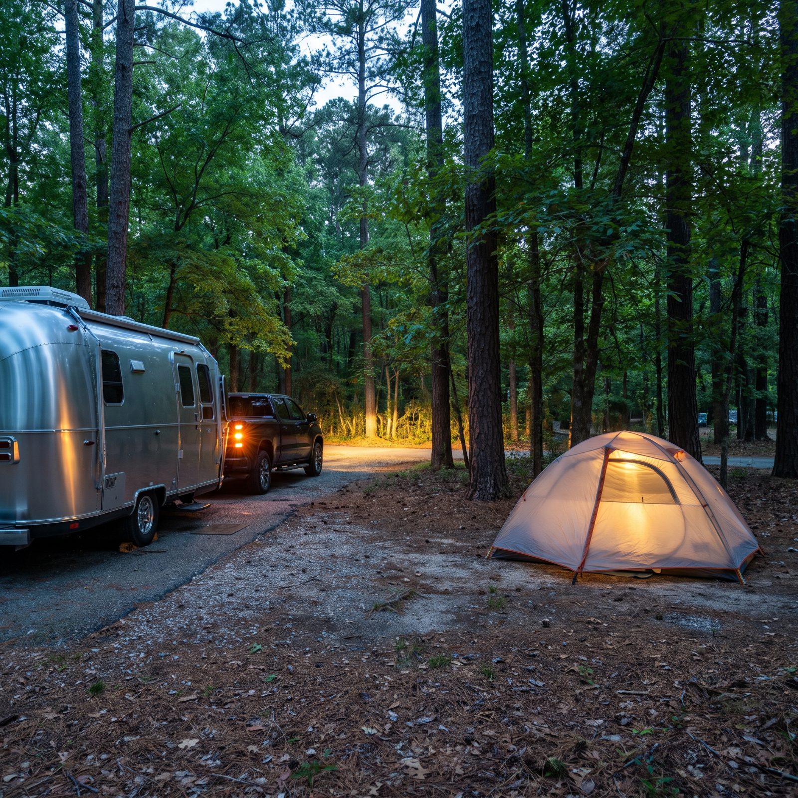 Point Your Headlights at the Trees, Not the Tents