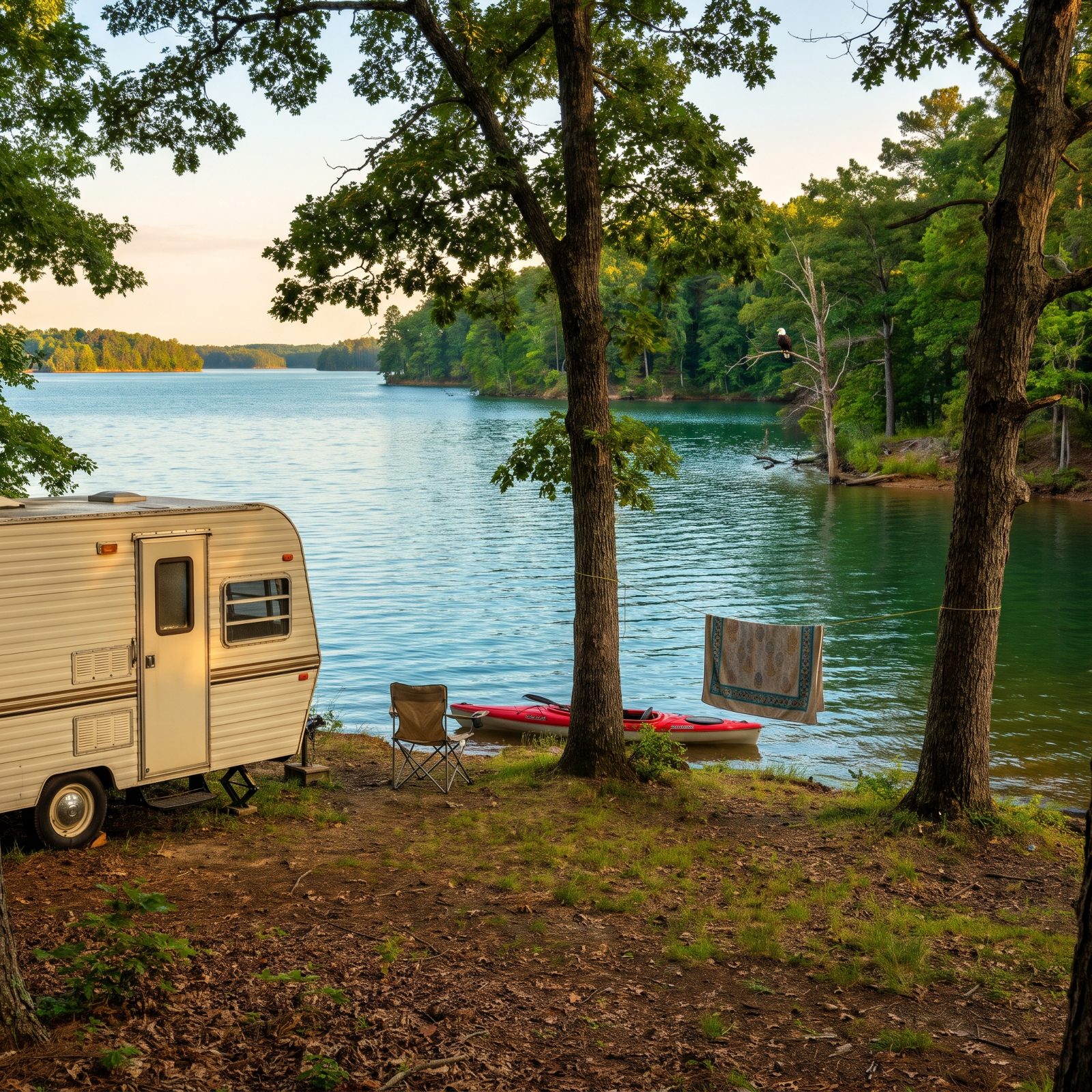 Poplar Point Campground, Jordan Lake State Recreation Area