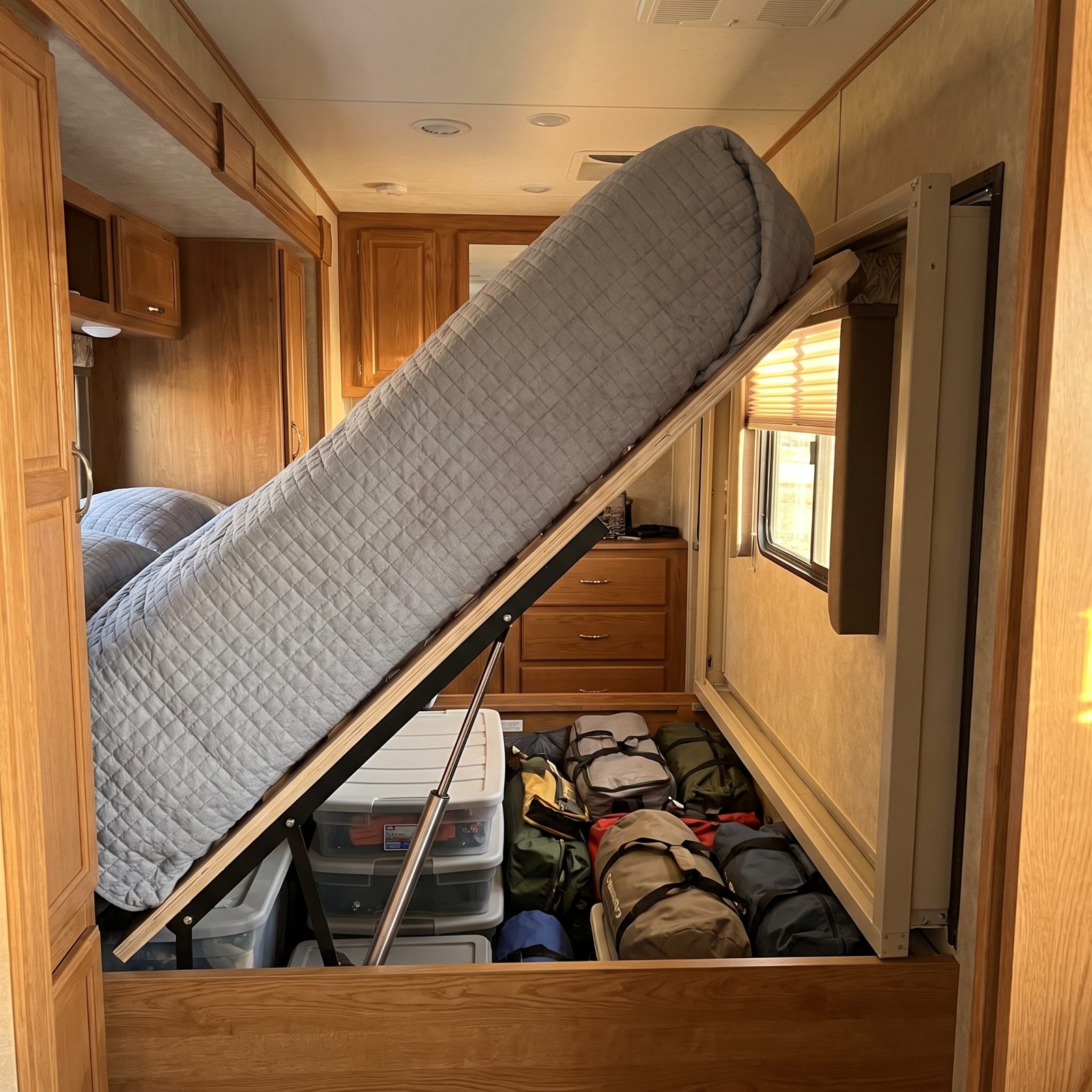 Power-Tilting Beds You Must Remember to Lower Before Packing Up