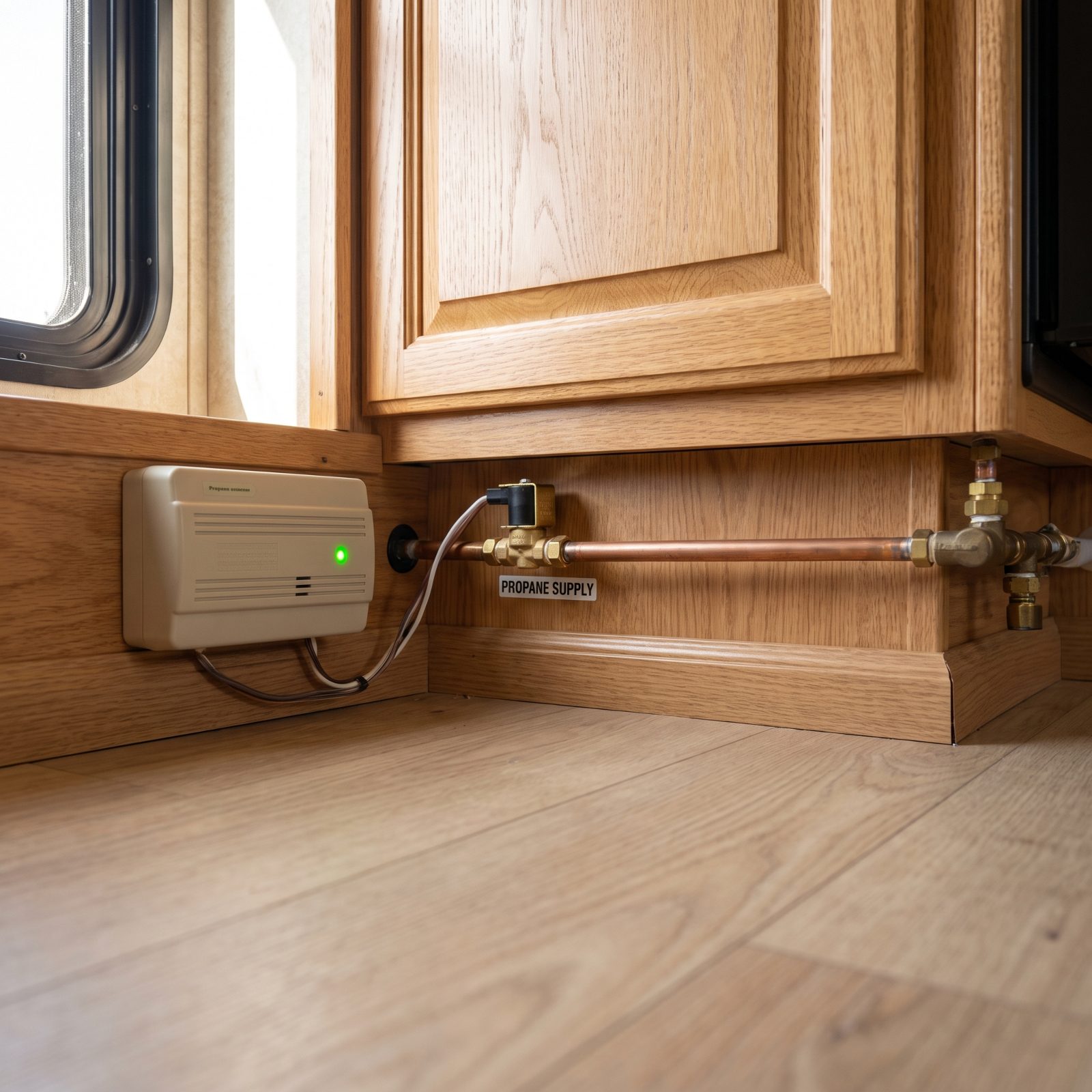 A Propane Detector That Automatically Closes the Gas Valve