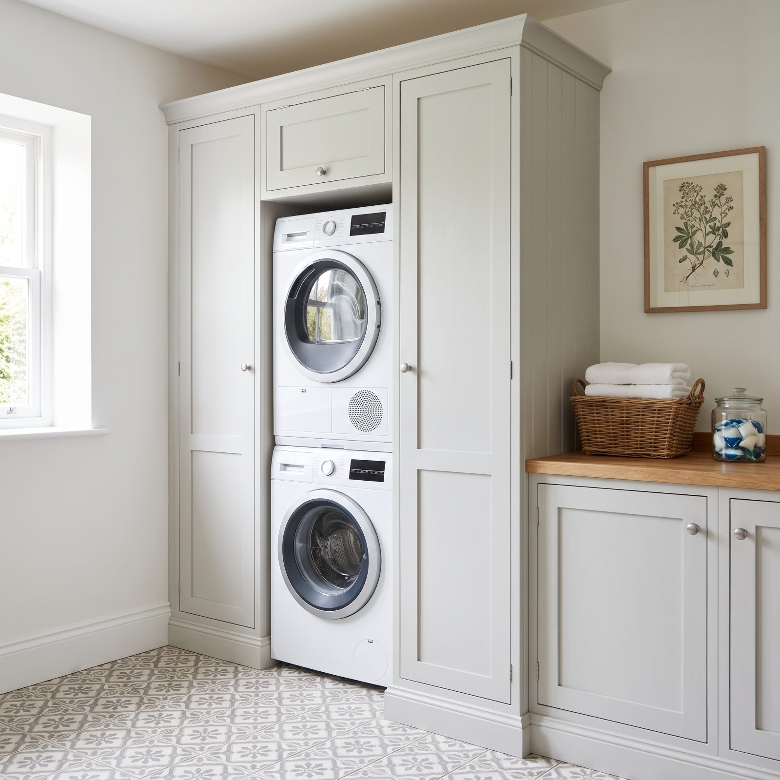 A Proper Washer-and-Dryer Compartment