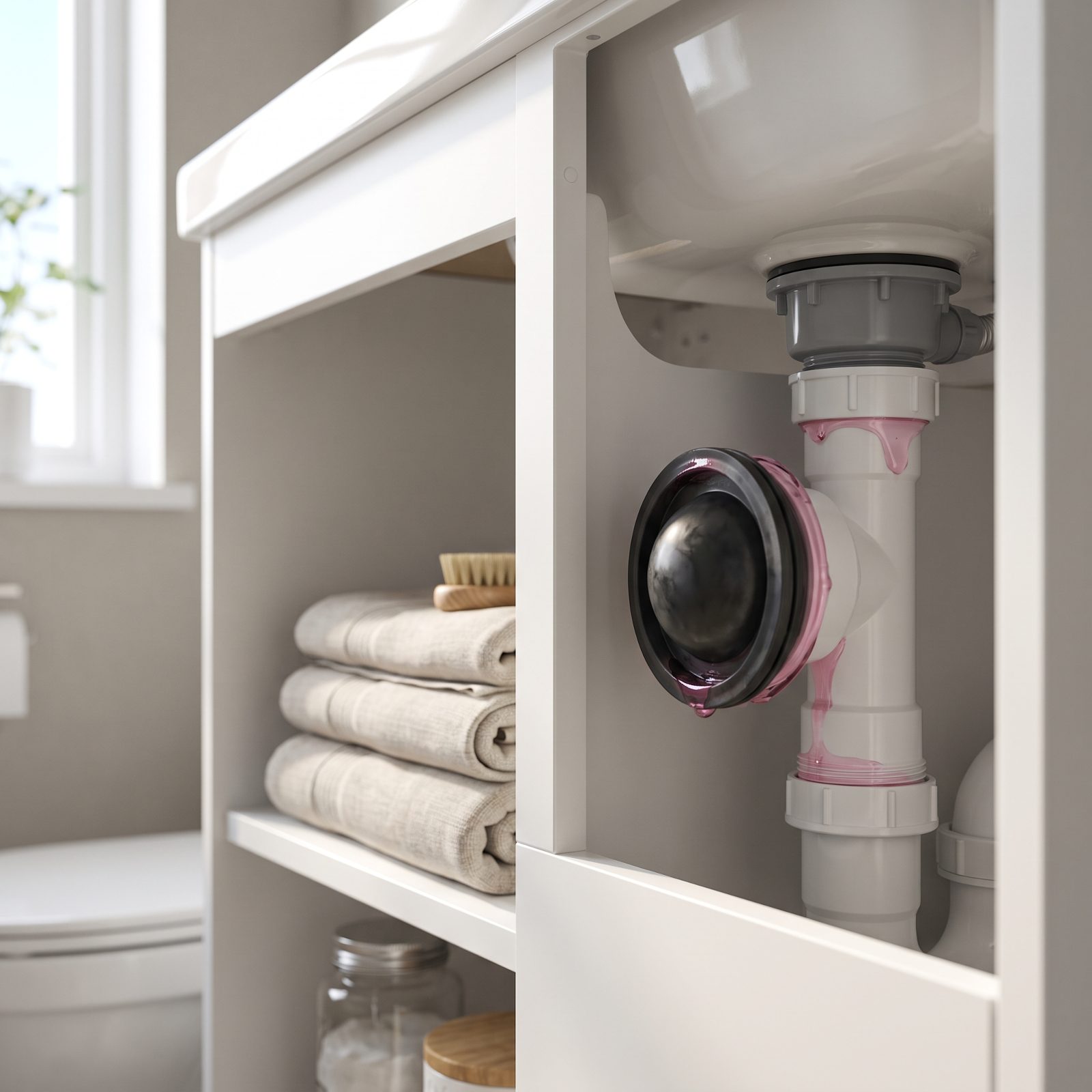 Protect the Toilet and Waste-Valve Seals with Antifreeze