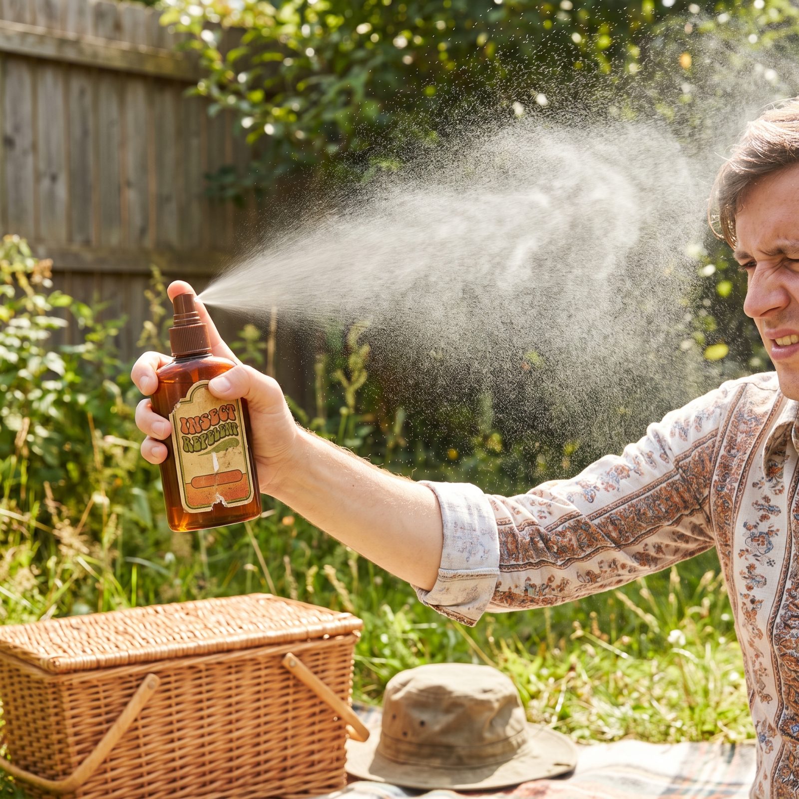 A Pump-Spray Bottle of Strong-Smelling Insect Repellent