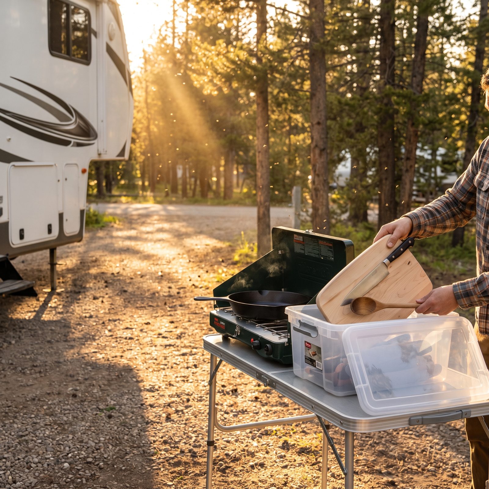 Put Food-Preparation Tools Away Before Evening Insects Arrive