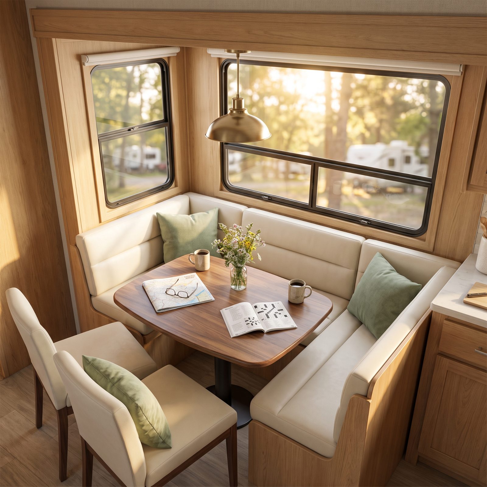 The Rear-Dining Layout Wrapped in Three Big Windows