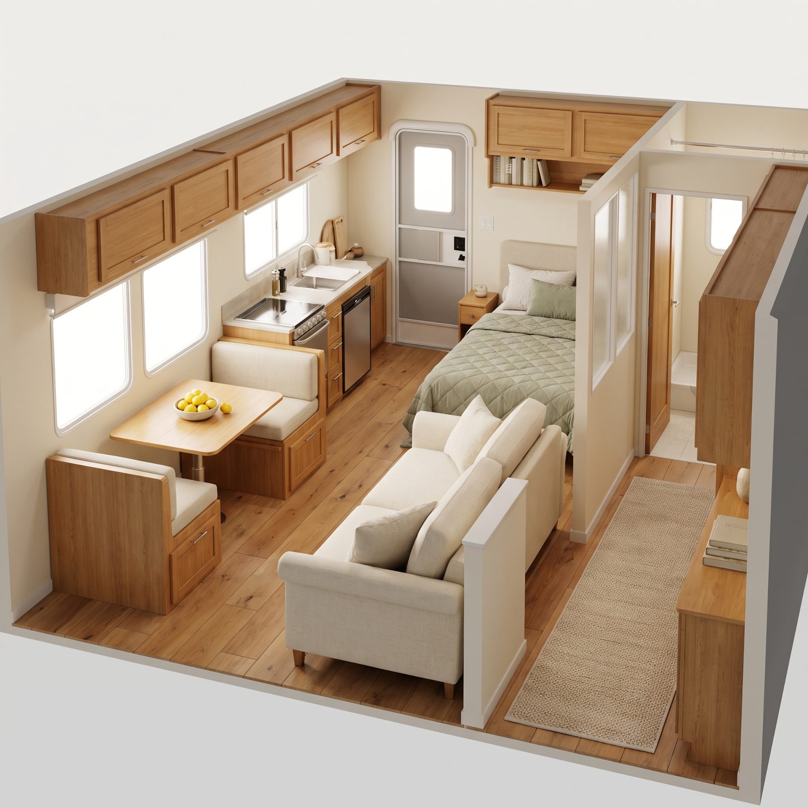 A Rear-Entry Floor Plan That Keeps Foot Traffic Out of the Bedroom