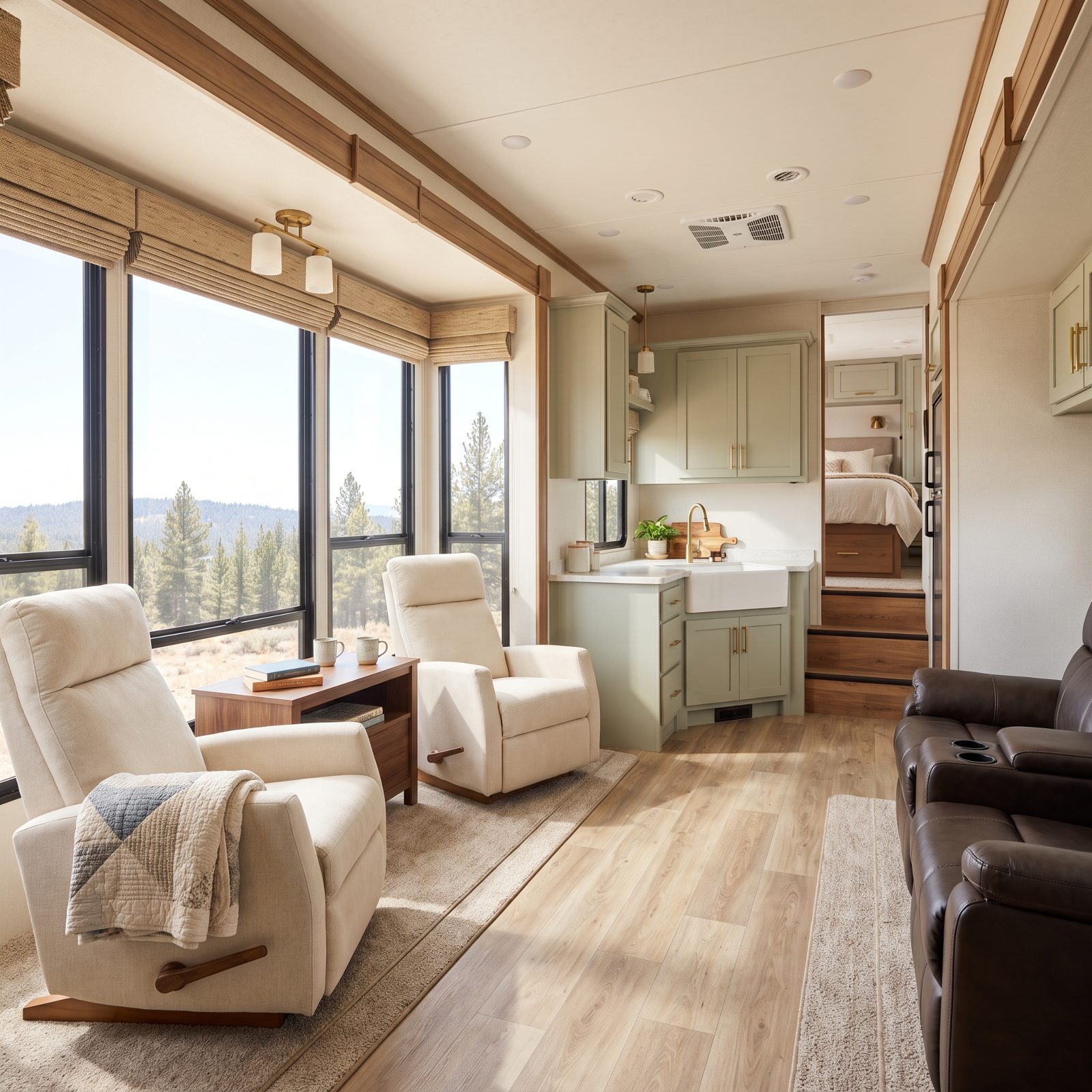 Rear-Living Fifth Wheel With Panoramic Windows