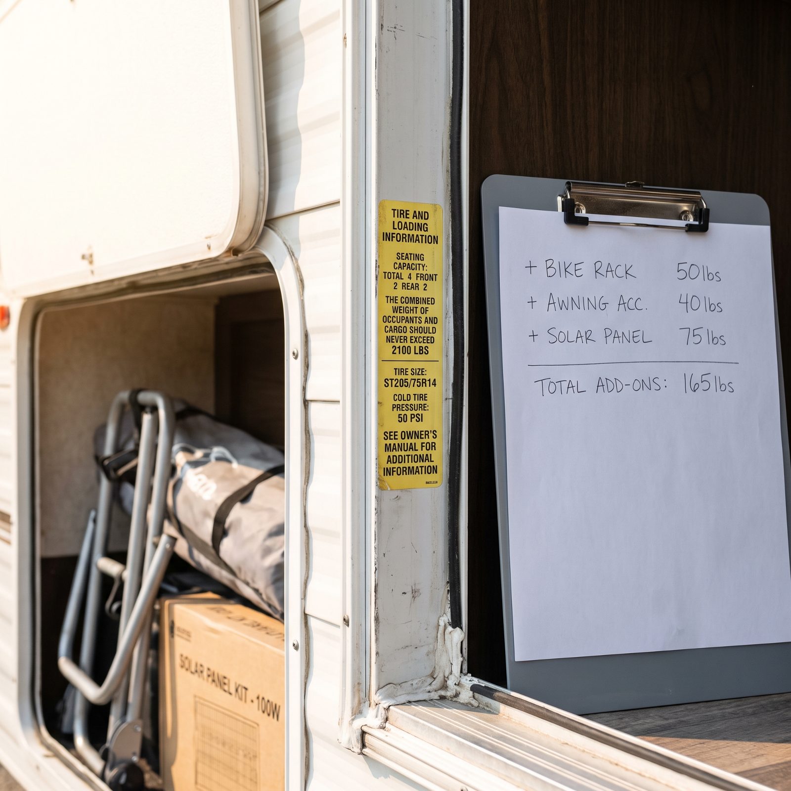 Recalculate Payload After Dealer Accessories