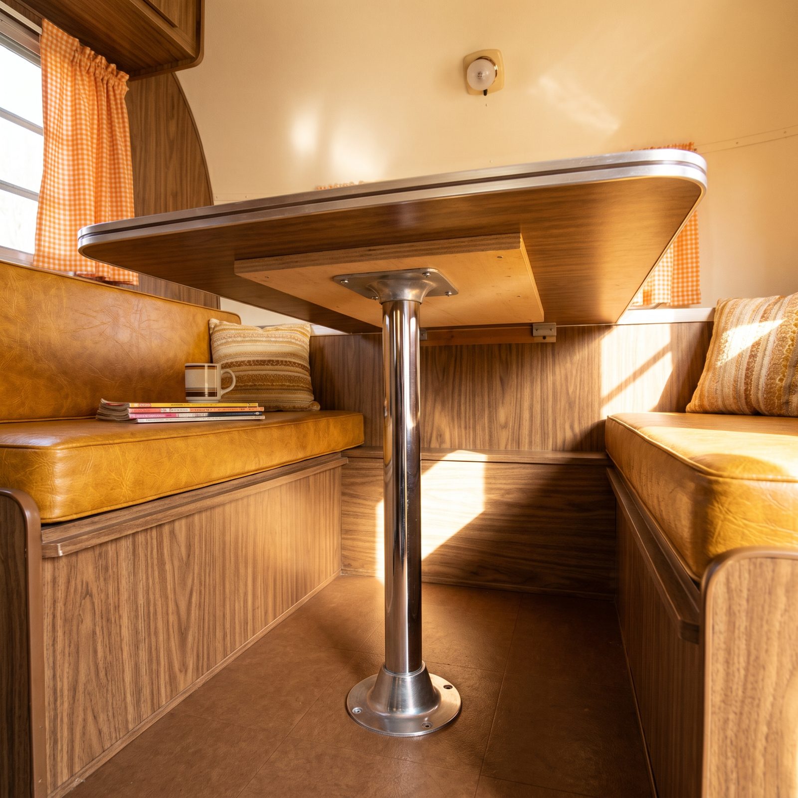 Removable Pedestal Tables That Created Instant Floor Space