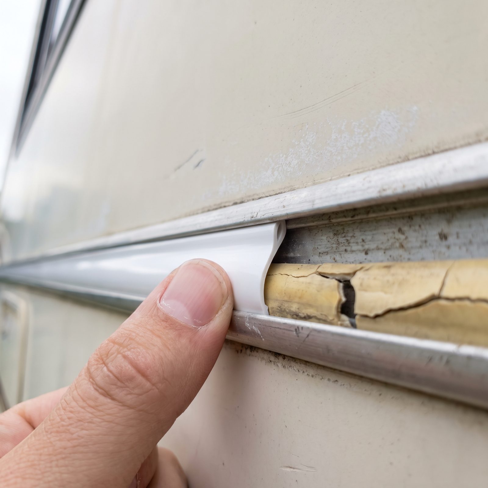 Replace the Cracked Vinyl Screw-Cover Insert on Your Exterior Moldings