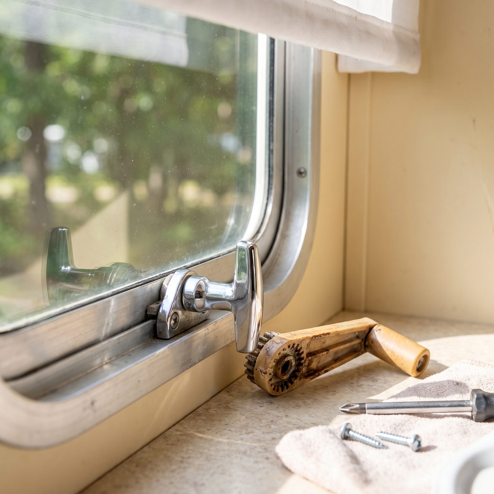 Replace Stiff Window Crank Operators and Worn Knobs