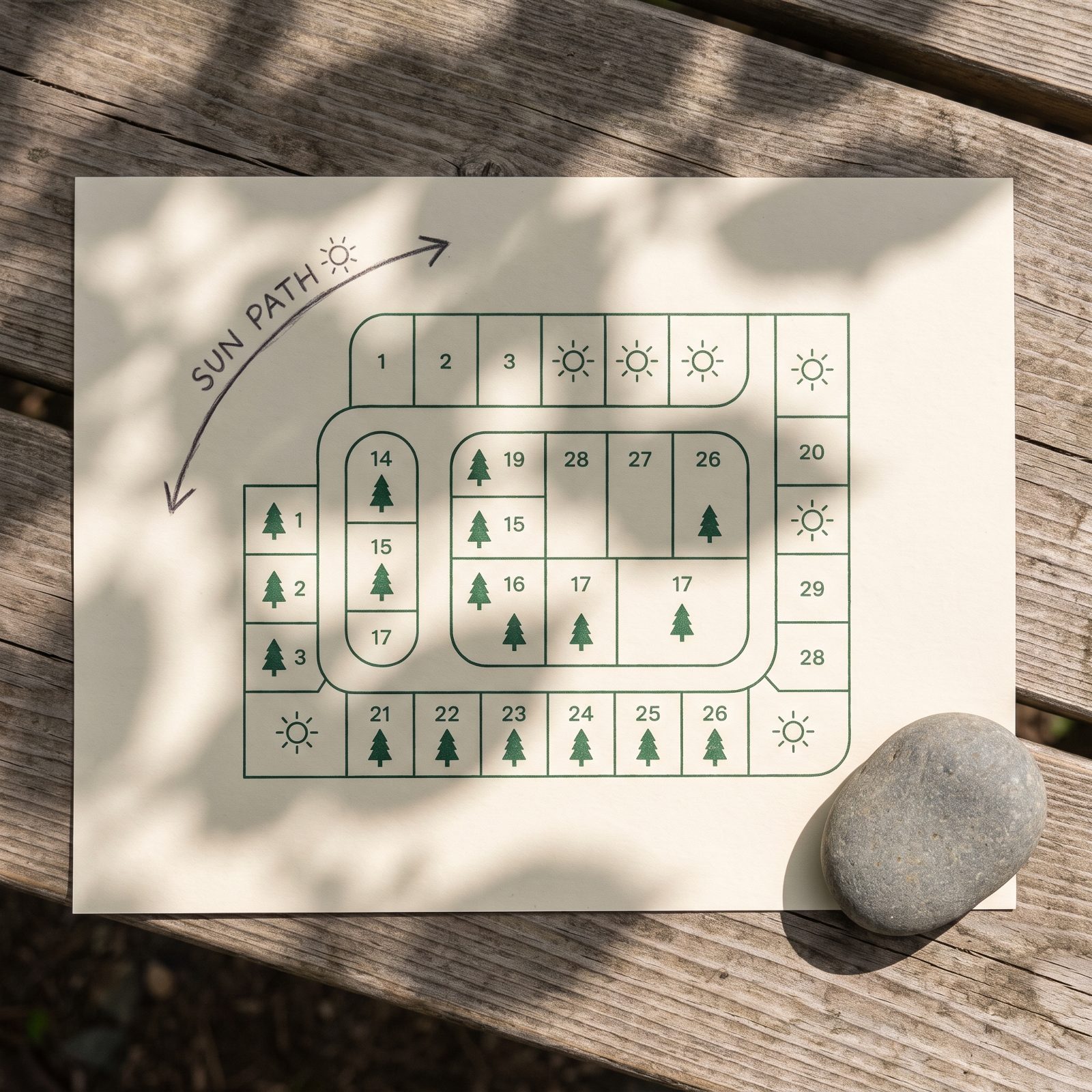 The Reservation Map Tells You Which Sites Get Shade