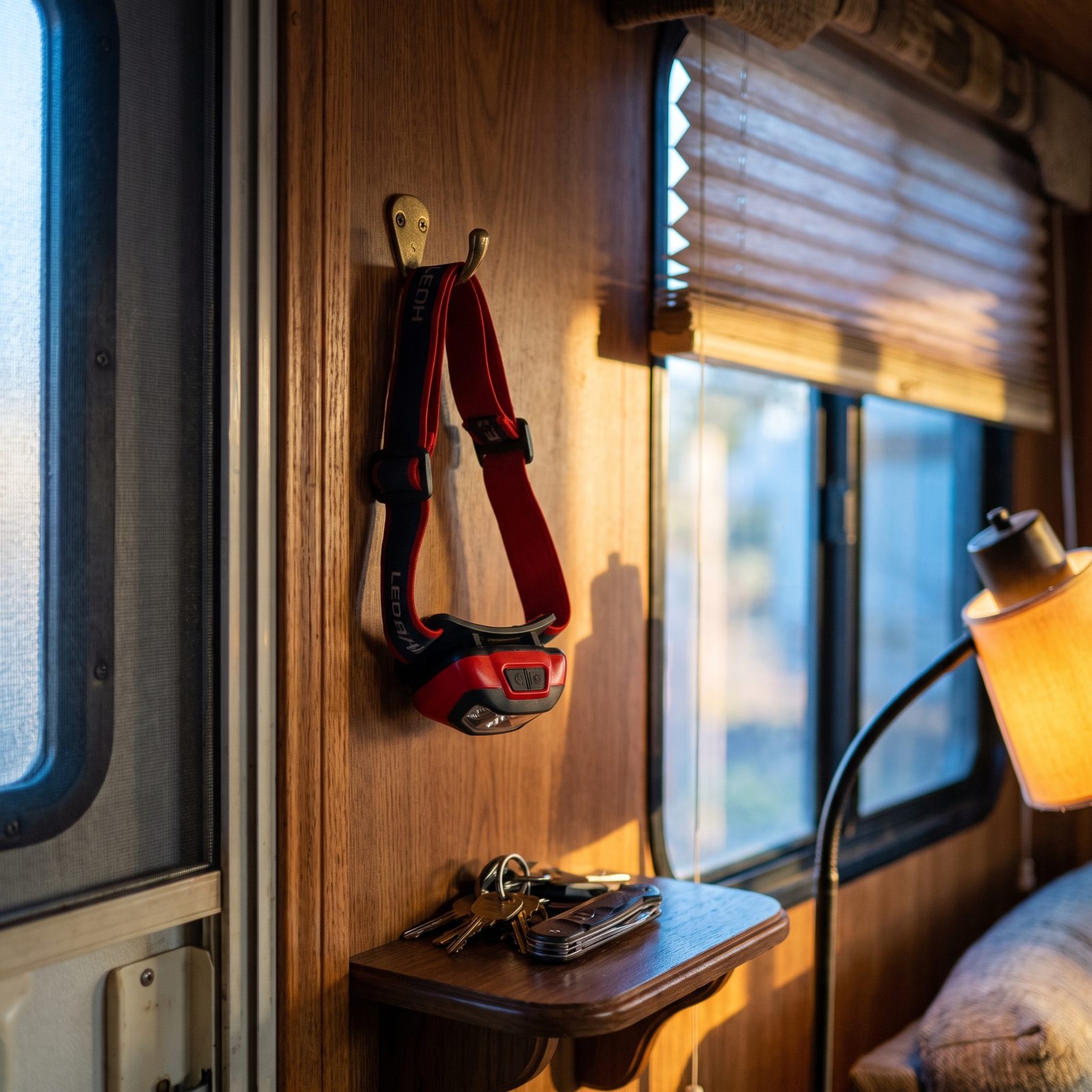 Return the Headlamp to the Same Hook Beside the Door